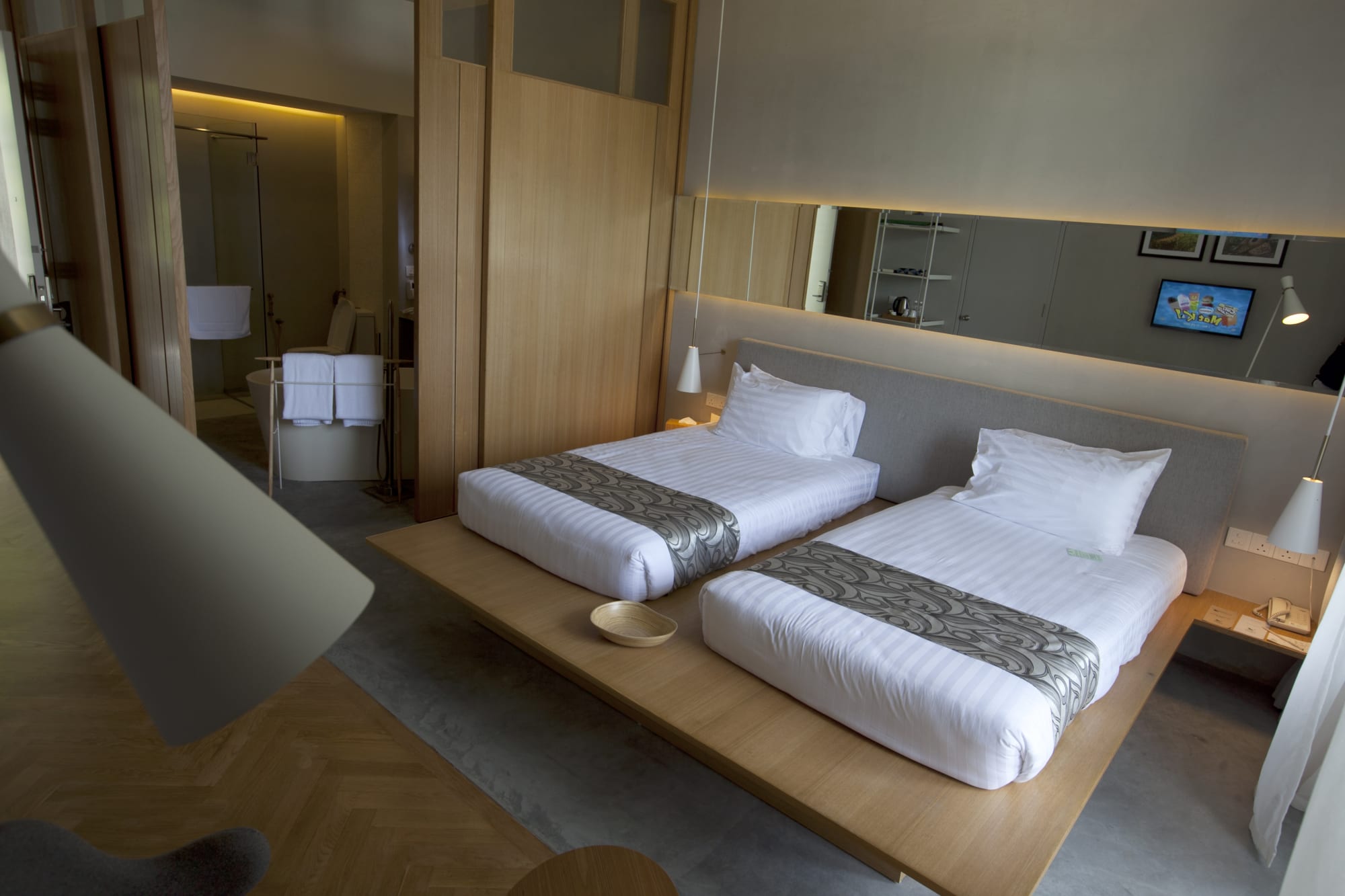Belum Rainforest Resort: Malaysia Belum Rainforest Resort Chengal Room Twin bed