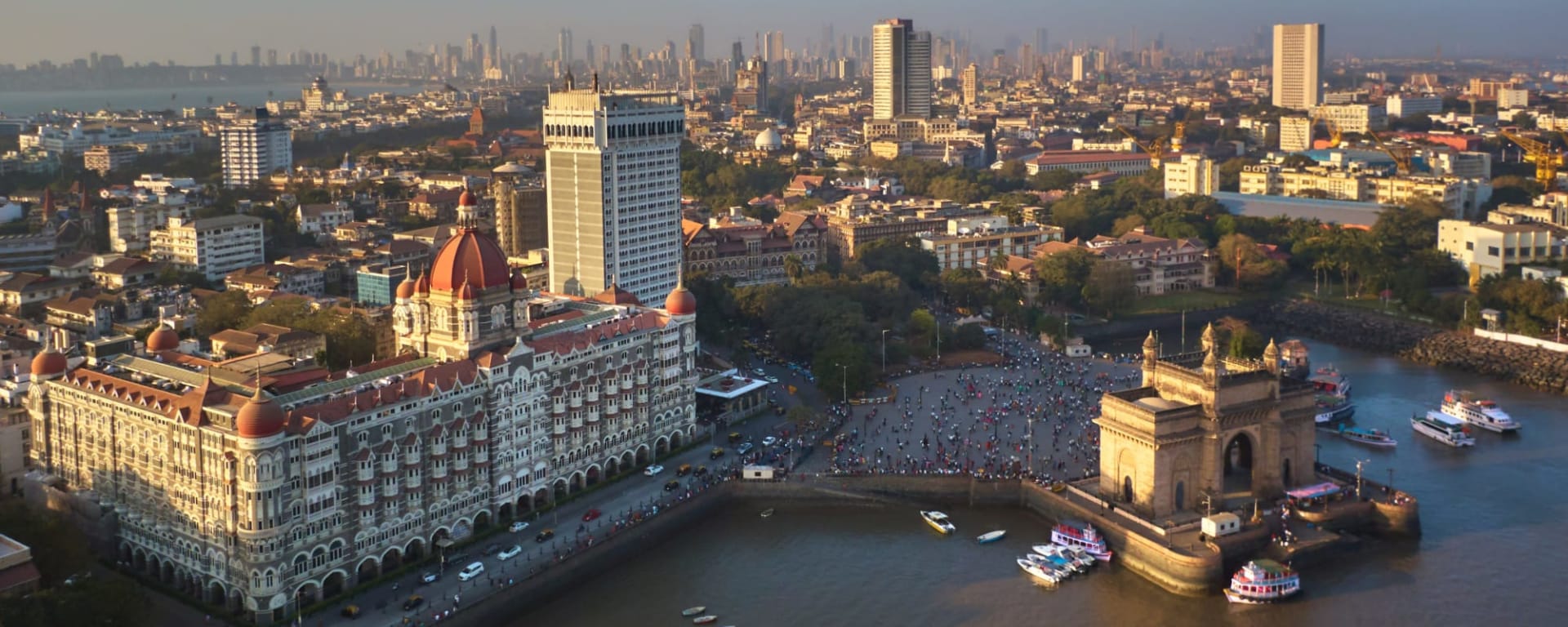Stadtrundfahrt Mumbai in Mumbai | Maharashtra: Indien Mumbai Panorama Gate of India