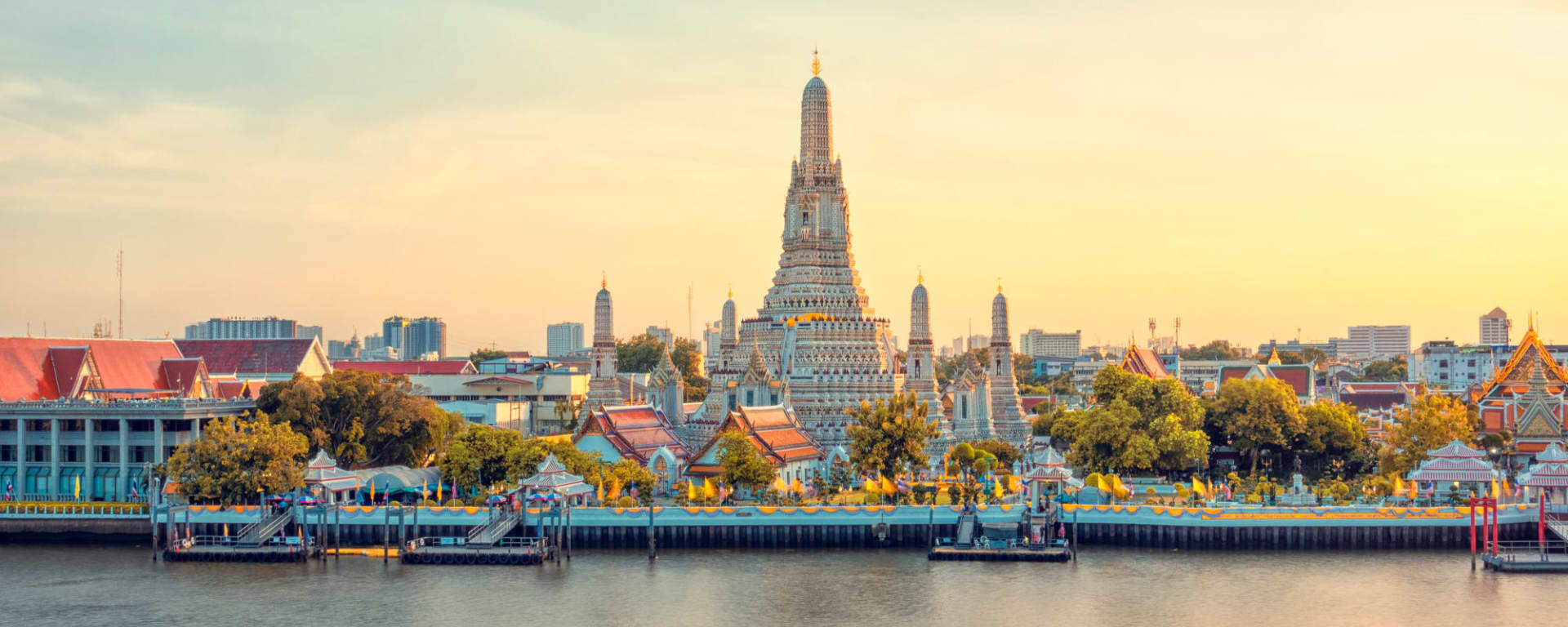 Stadtrundfahrt Bangkok, DE, Ganztägig: Thailand Bangkok Wat Arun