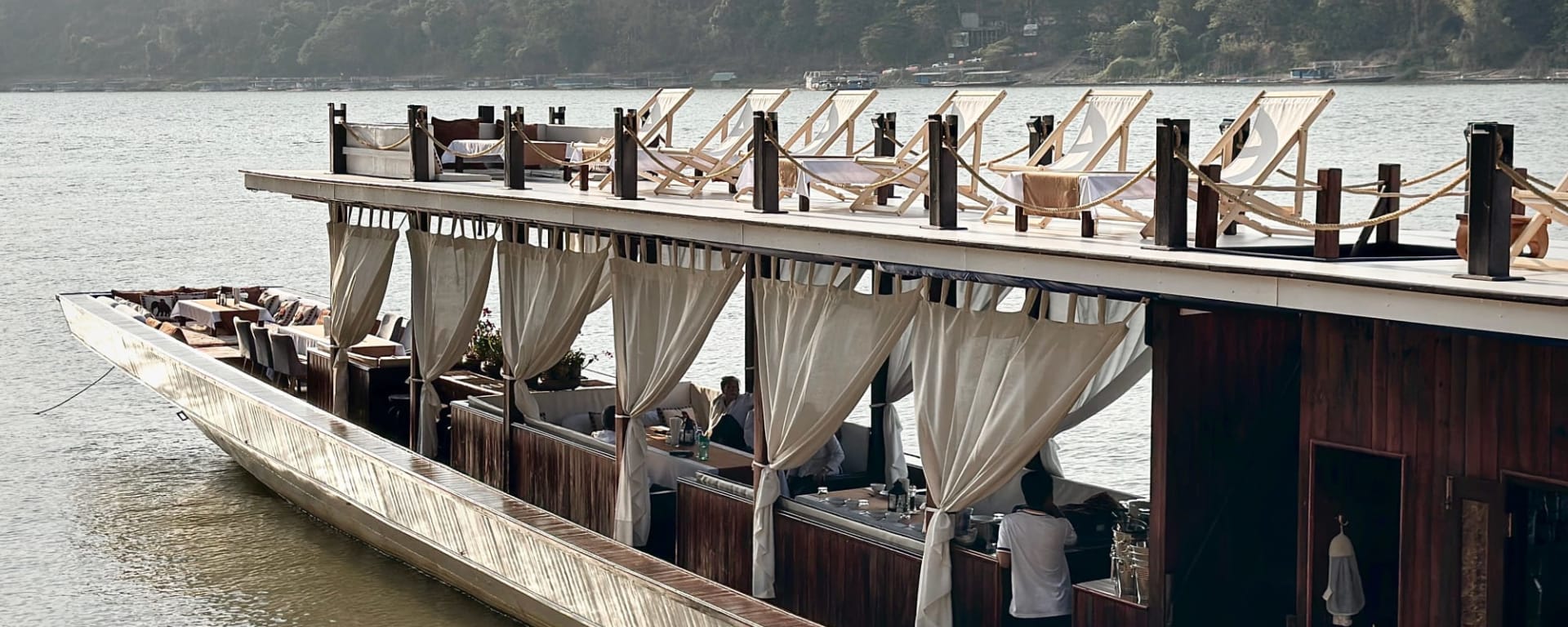 Dinner Cruise Luang Prabang, EN, Abends, Gruppe: Laos Dinner Cruise Luang Prabang