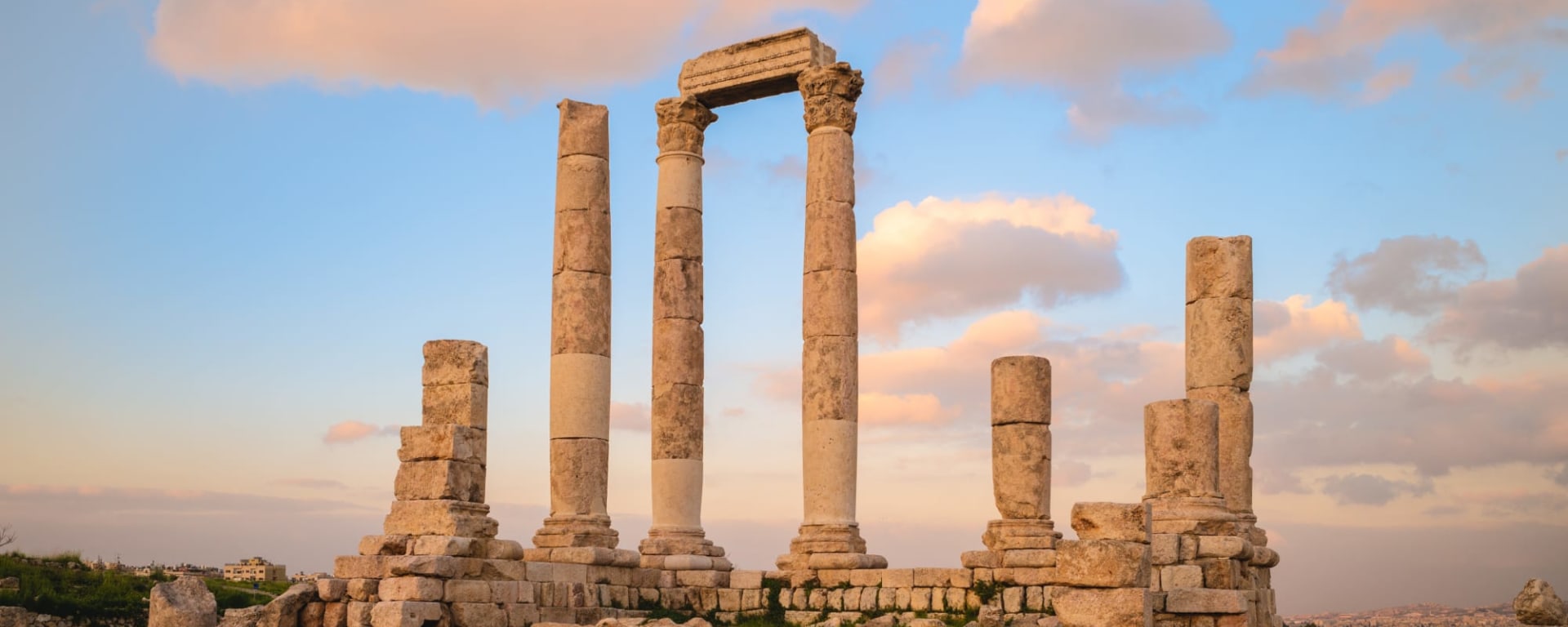 Klassisches Jordanien ab Amman: Jordanien Amman Zitadelle Herkules Tempel