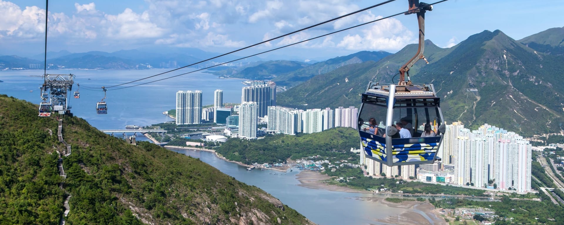 Lantau Island Tour, Halbtägig, EN in Hong Kong: Hong Kong Seilbahn Ngong Ping