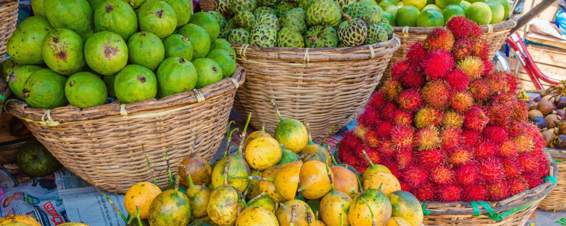 Mahé mit Fahrer: Seychellen Markt Frisches Obst