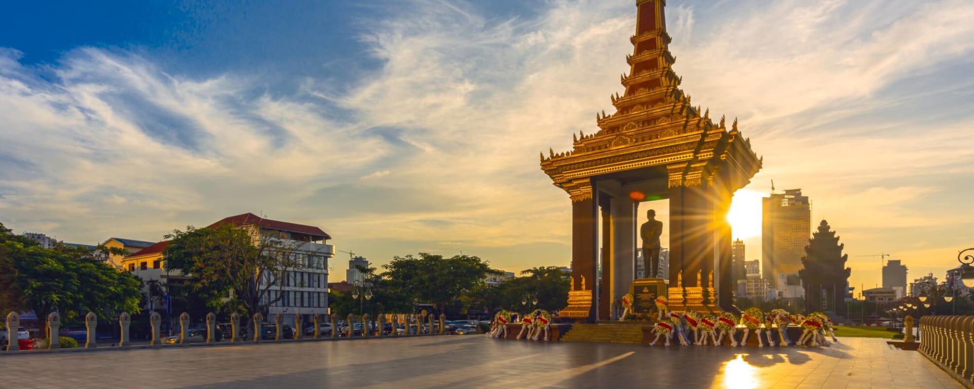 Good Morning Phnom Penh: Kambodscha Phnom Penh Statue Sihanouk