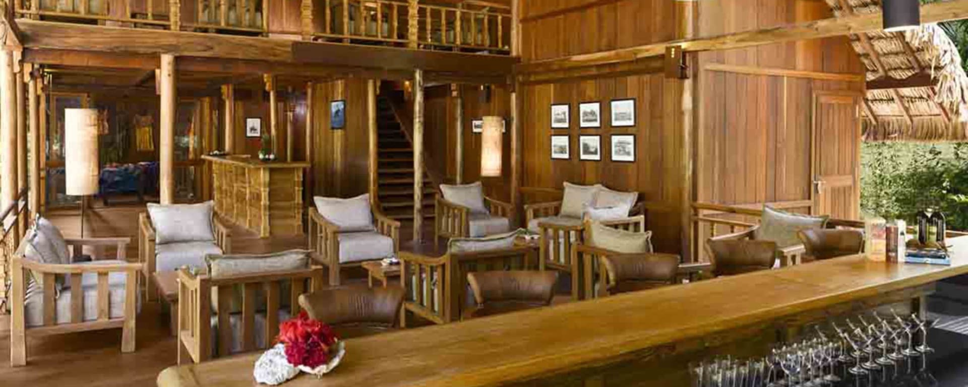Barefoot Jungle Resort in Andamanen:  Indien Barefoot Jungle Resort Lounge Bar