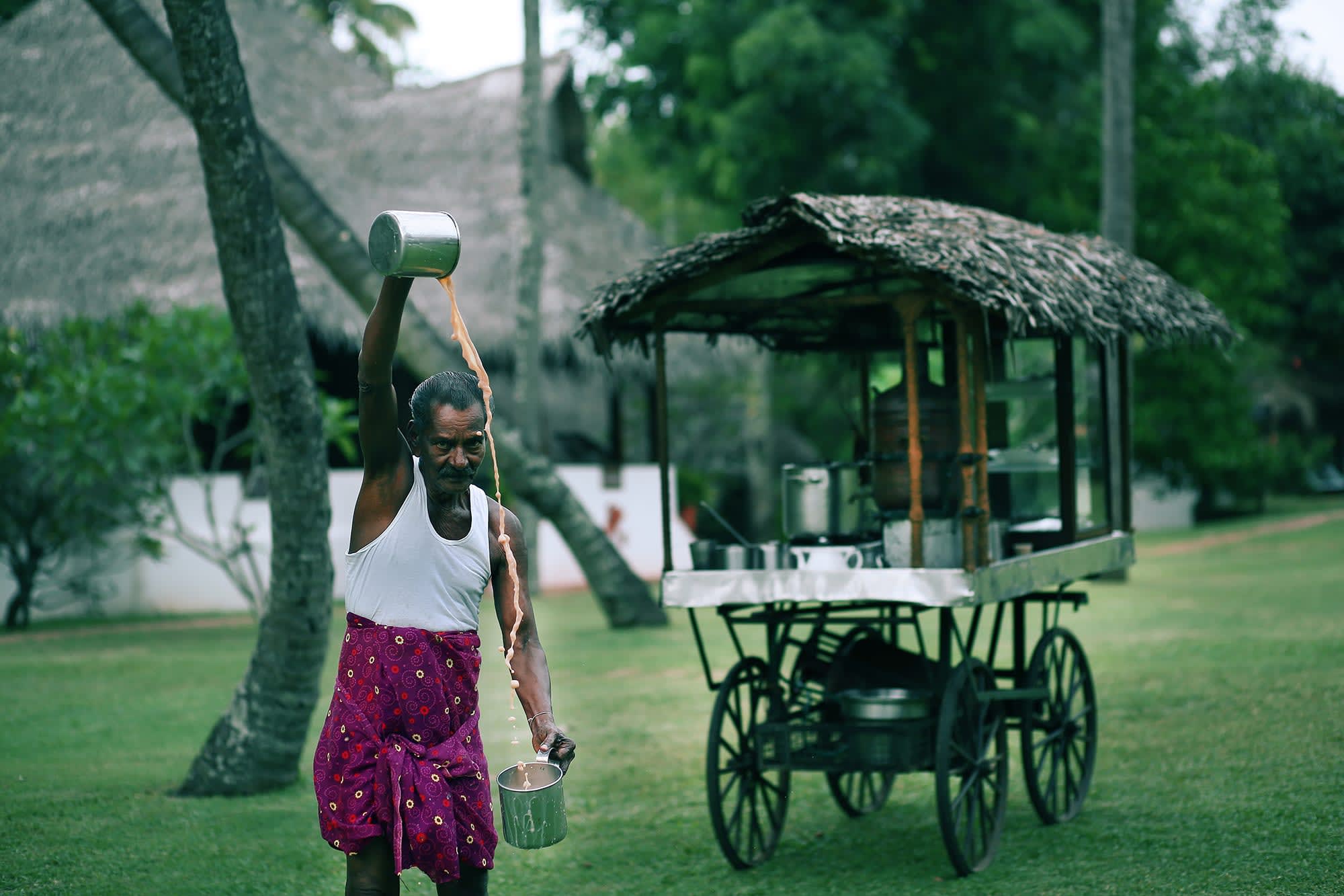 Marari Beach Resort in Kerala | Malabarküste | Kochi: Indien Marari Beach Resort - Evening chai