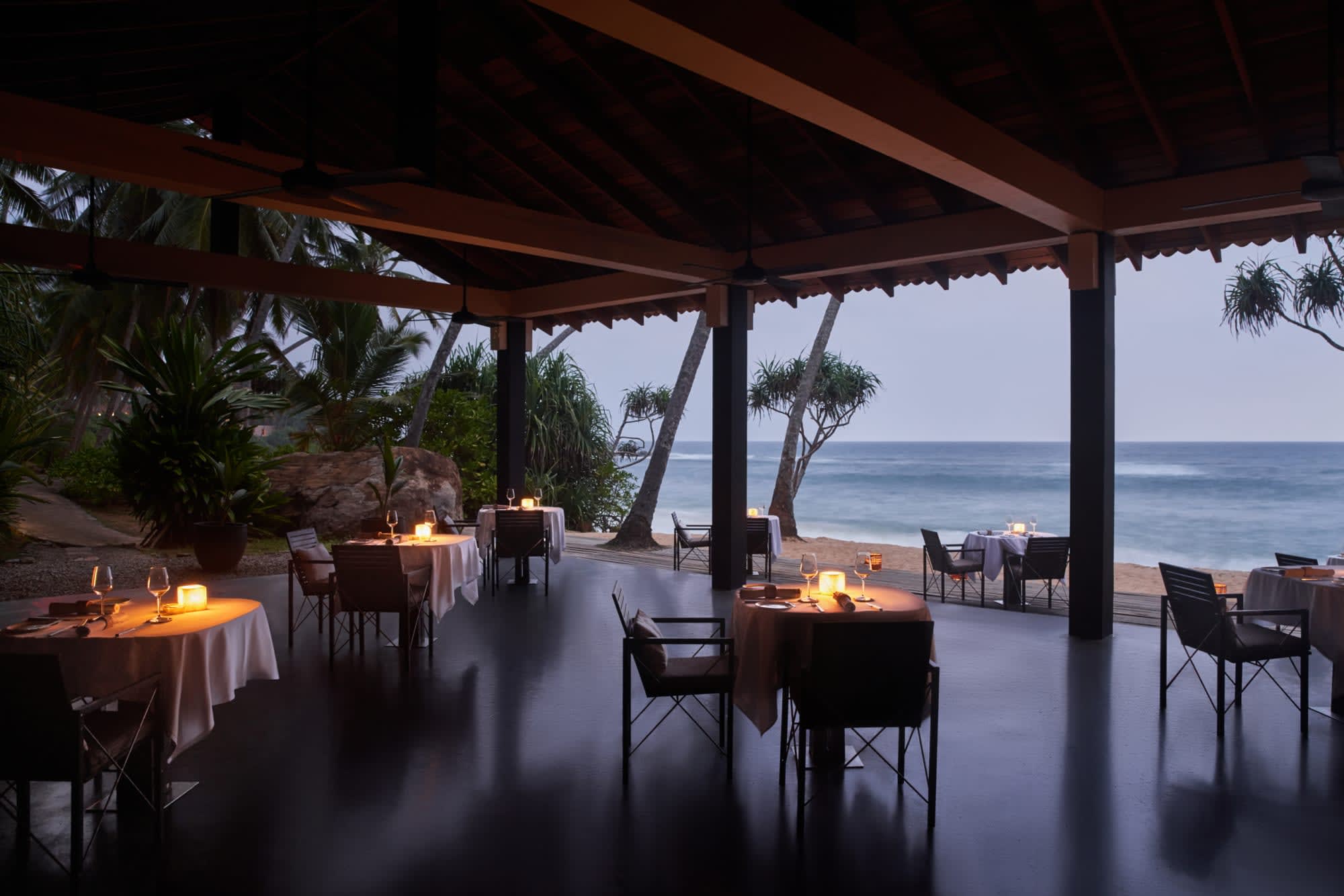Amanwella in Südküste: Sri Lanka Amanwella Beach dining
