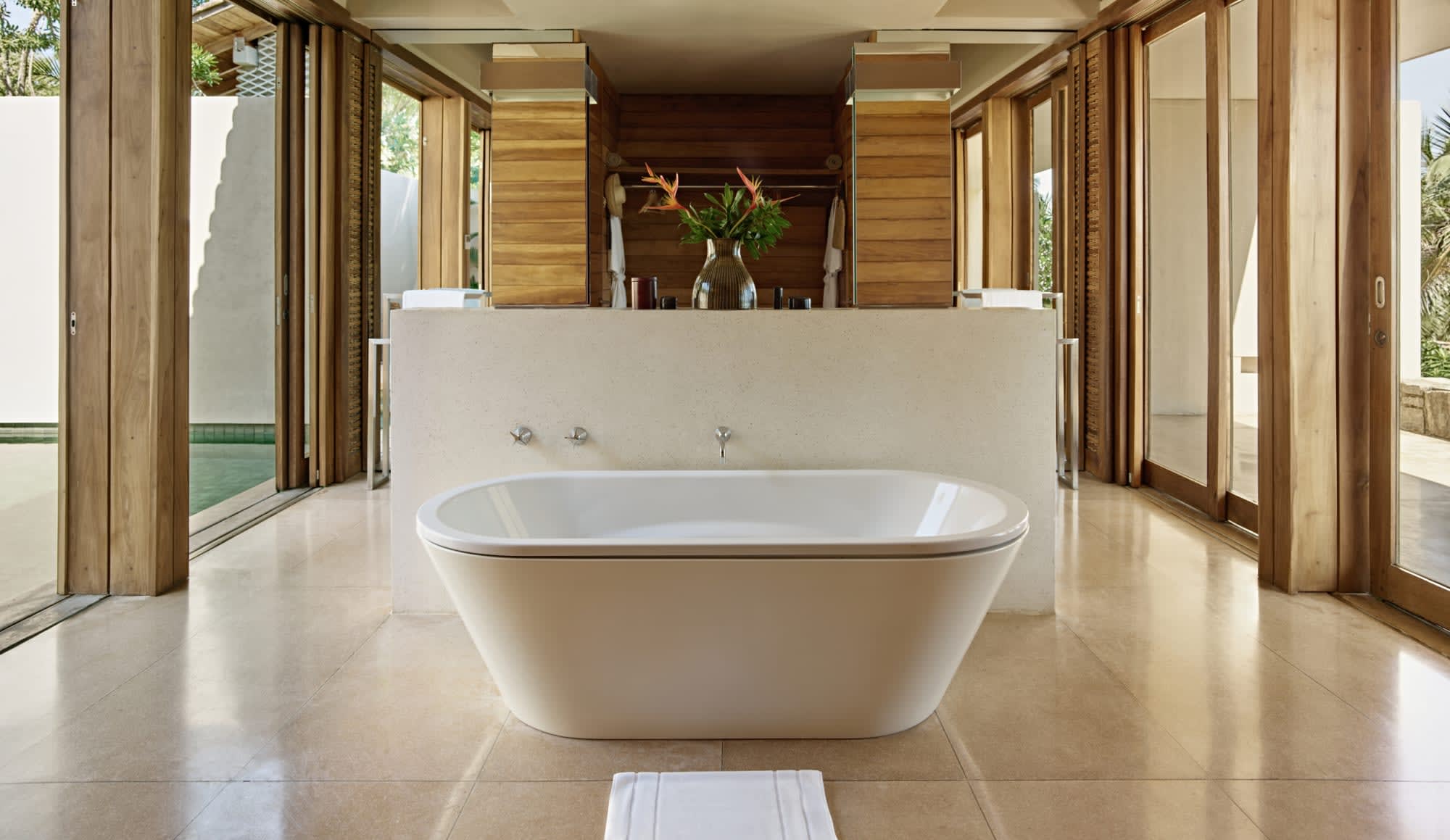 Amanwella in Südküste: Sri Lanka Amanwella Suite Badezimmer