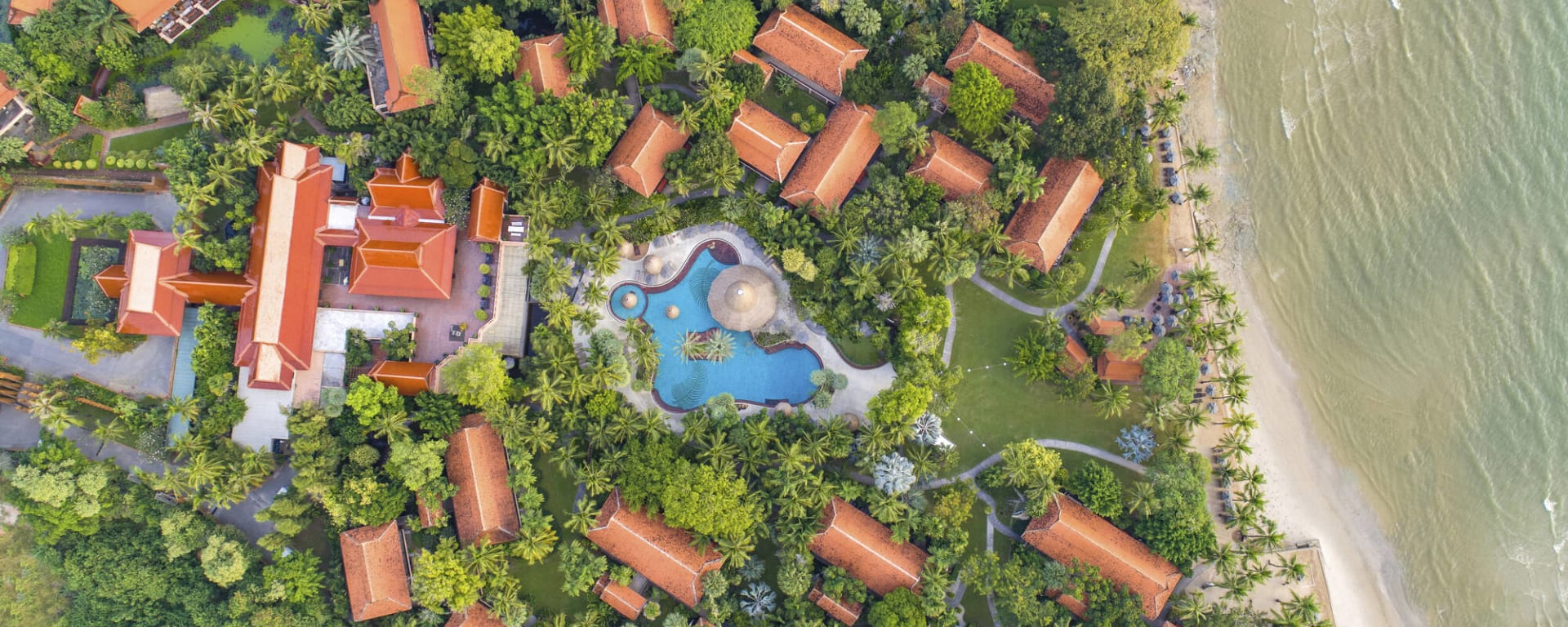 Anantara Hua Hin Resort: Anantara Hua Hin Resort - Luftaufnahme