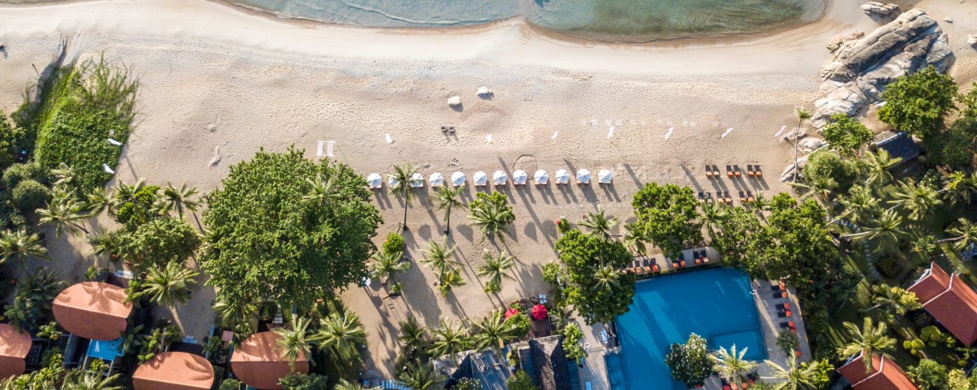 New Star Beach Resort Ko Samui: Ko Samui New Star Beach Resort - Luftaufnahme