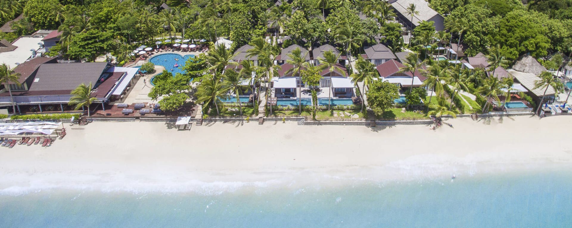 NH Collection Samui Peace Resort in Ko Samui: Thailand Peace Resort Strand Luftaufnahnme