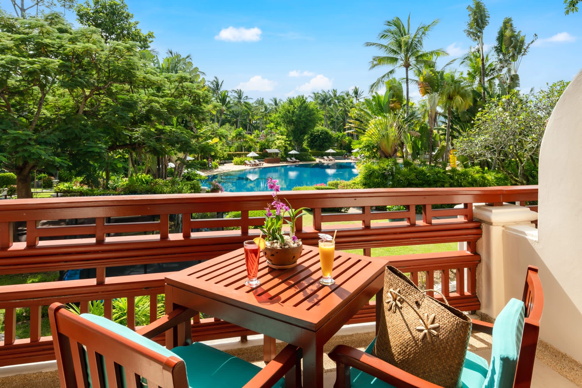 Santiburi Koh Samui in Ko Samui: Thailand Santiburi Koh Samui - Duplex Suite Balcony