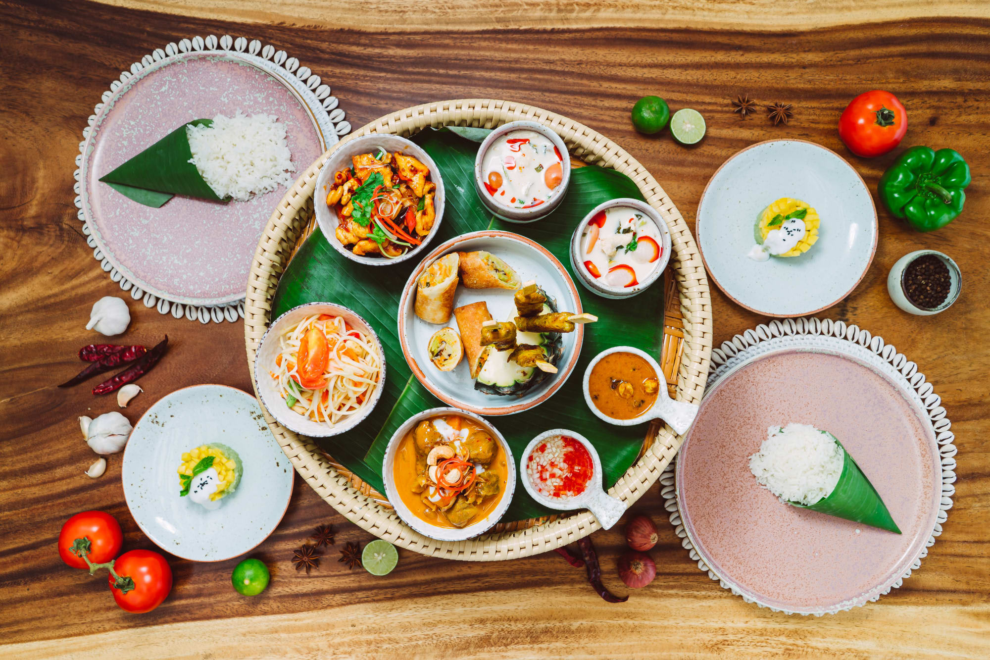 Zazen Boutique Resort & Spa in Ko Samui:  Ko Samui Zazen Traditionelles Thai-Essen