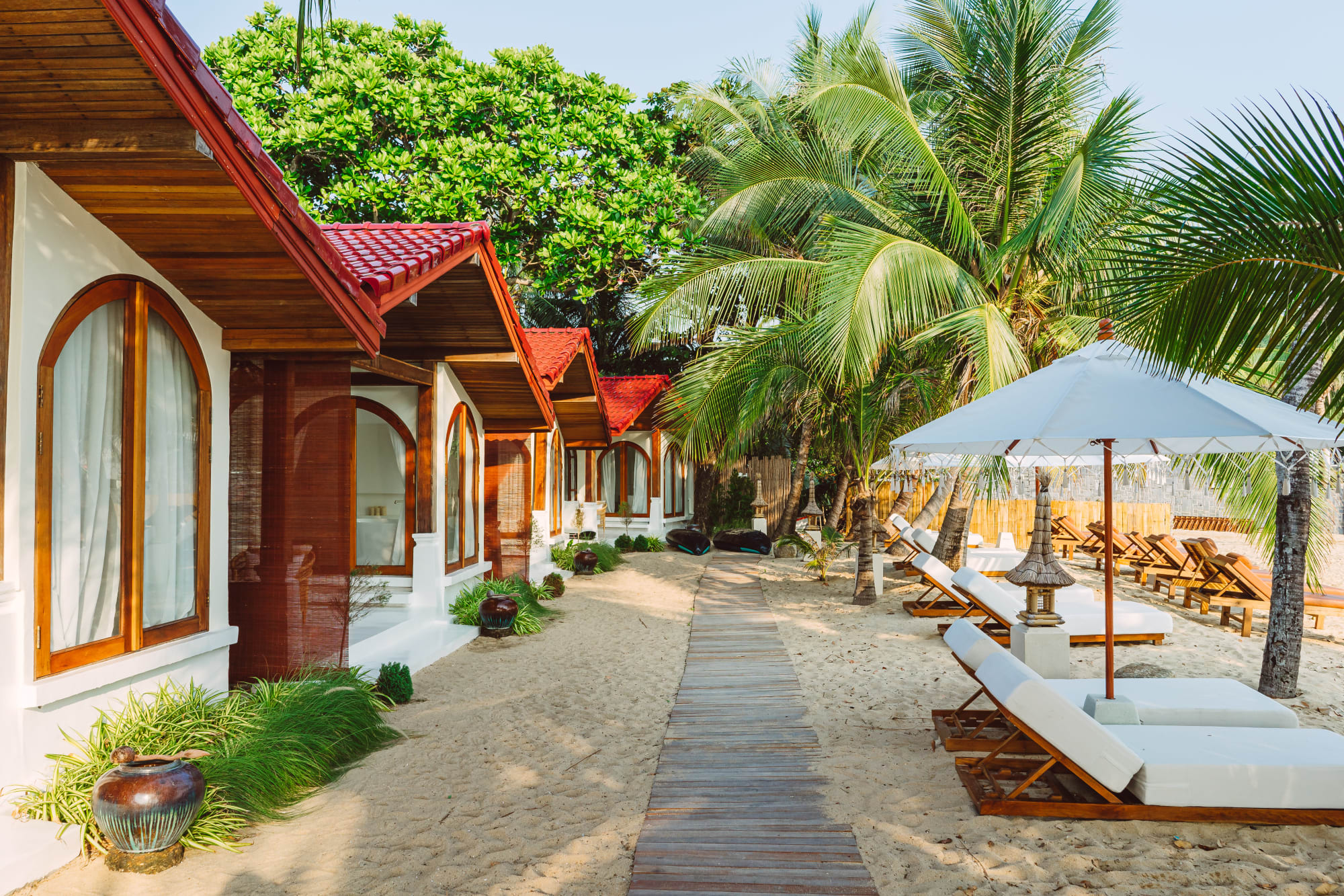 Zazen Boutique Resort & Spa in Ko Samui:  Ko Samui Zazen Beachfront Suite