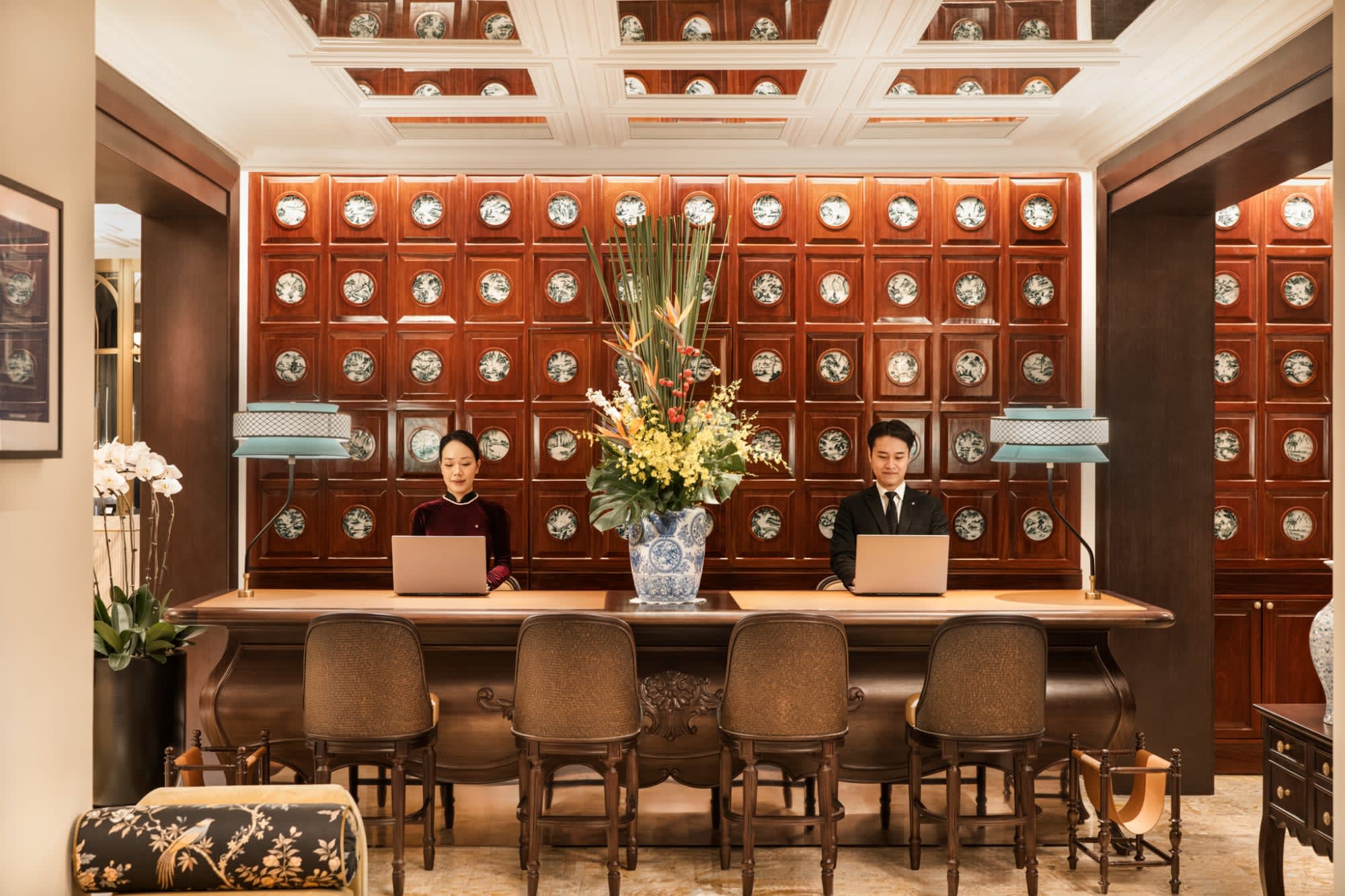 Sofitel Legend Metropole Hanoi:  Sofitel Legend Metropole Hanoi Rezeption
