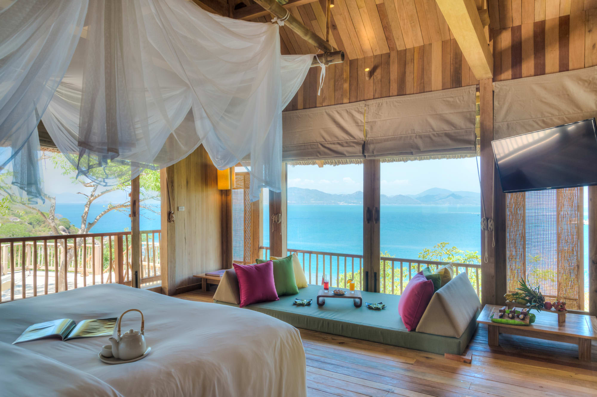 Six Senses Ninh Van Bay in Nha Trang: Vietnam Six Senses Ninh Van Bay Master Bedroom