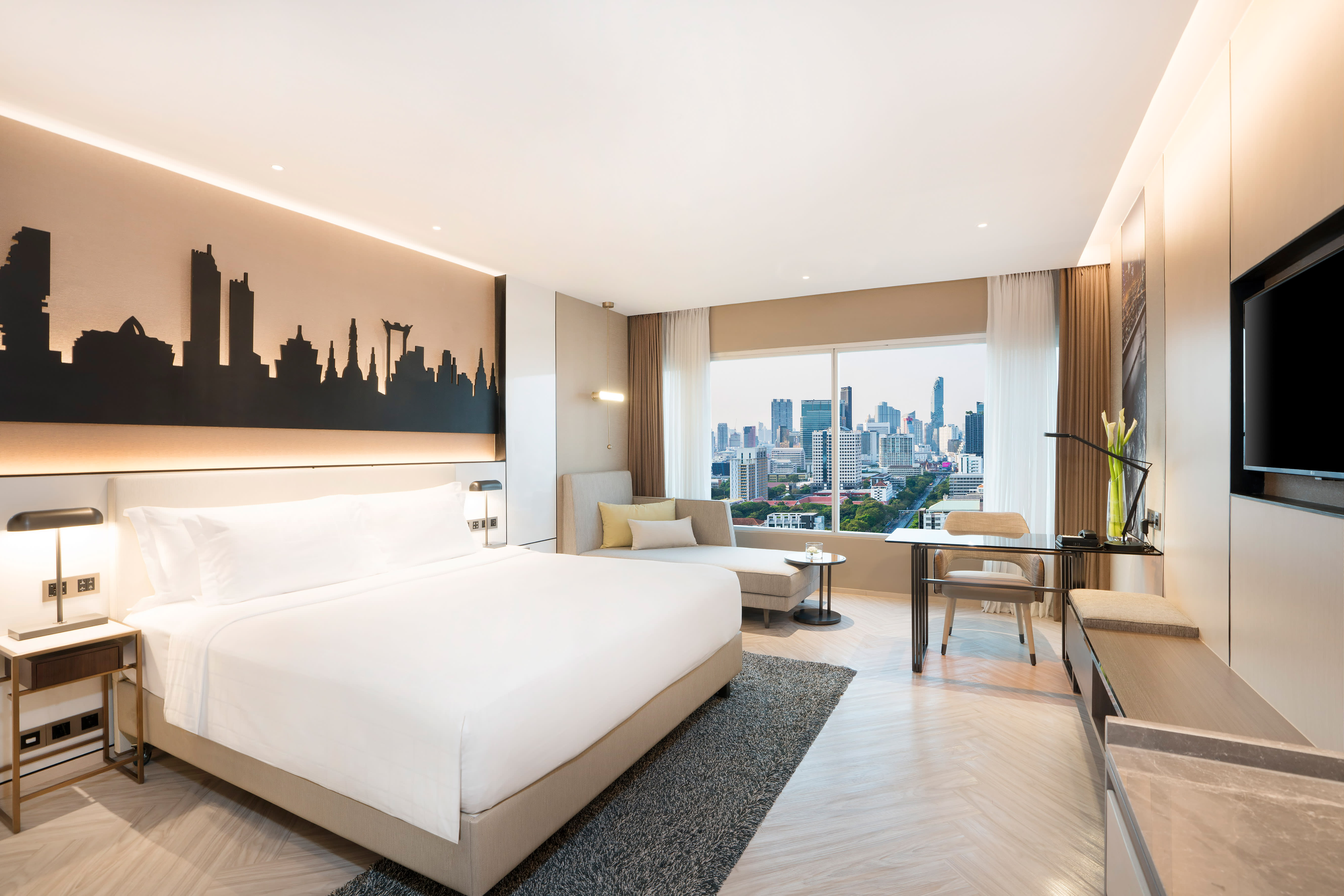 Pathumwan Princess in Bangkok: Bangkok Pathumwan Princess Hotel Deluxe Classic Zimmer