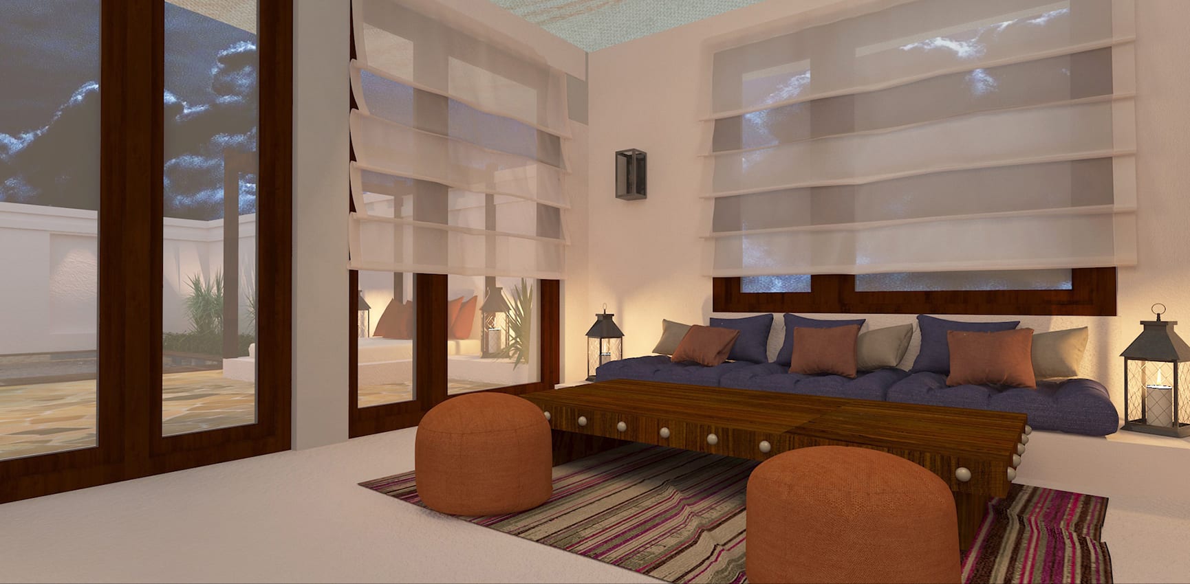 Desert Nights Resort in Wüste: Oman Desert Nights Camp Pool Villa