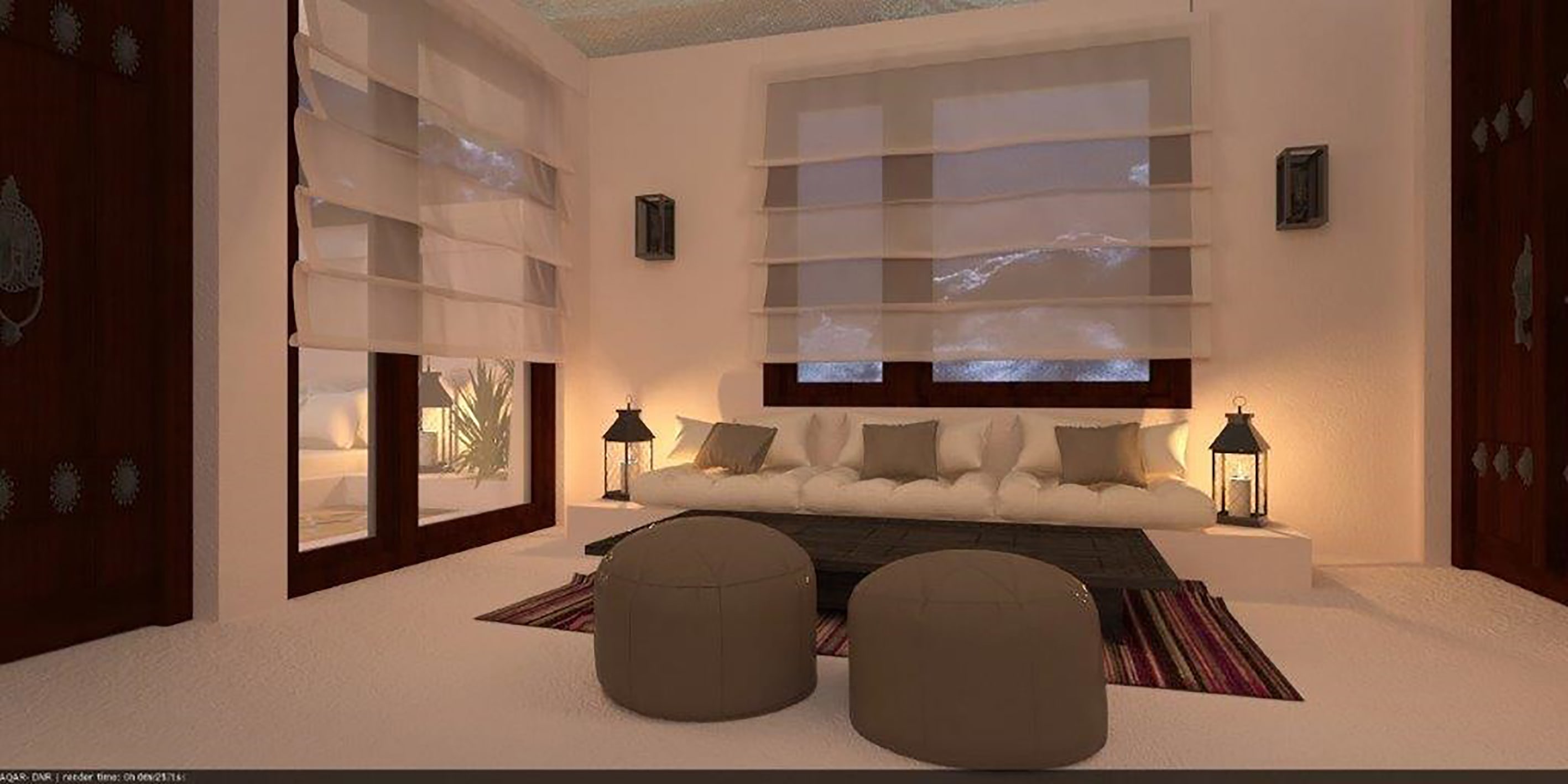 Desert Nights Resort in Wüste: Oman Desert Nights Camp Pool Villa