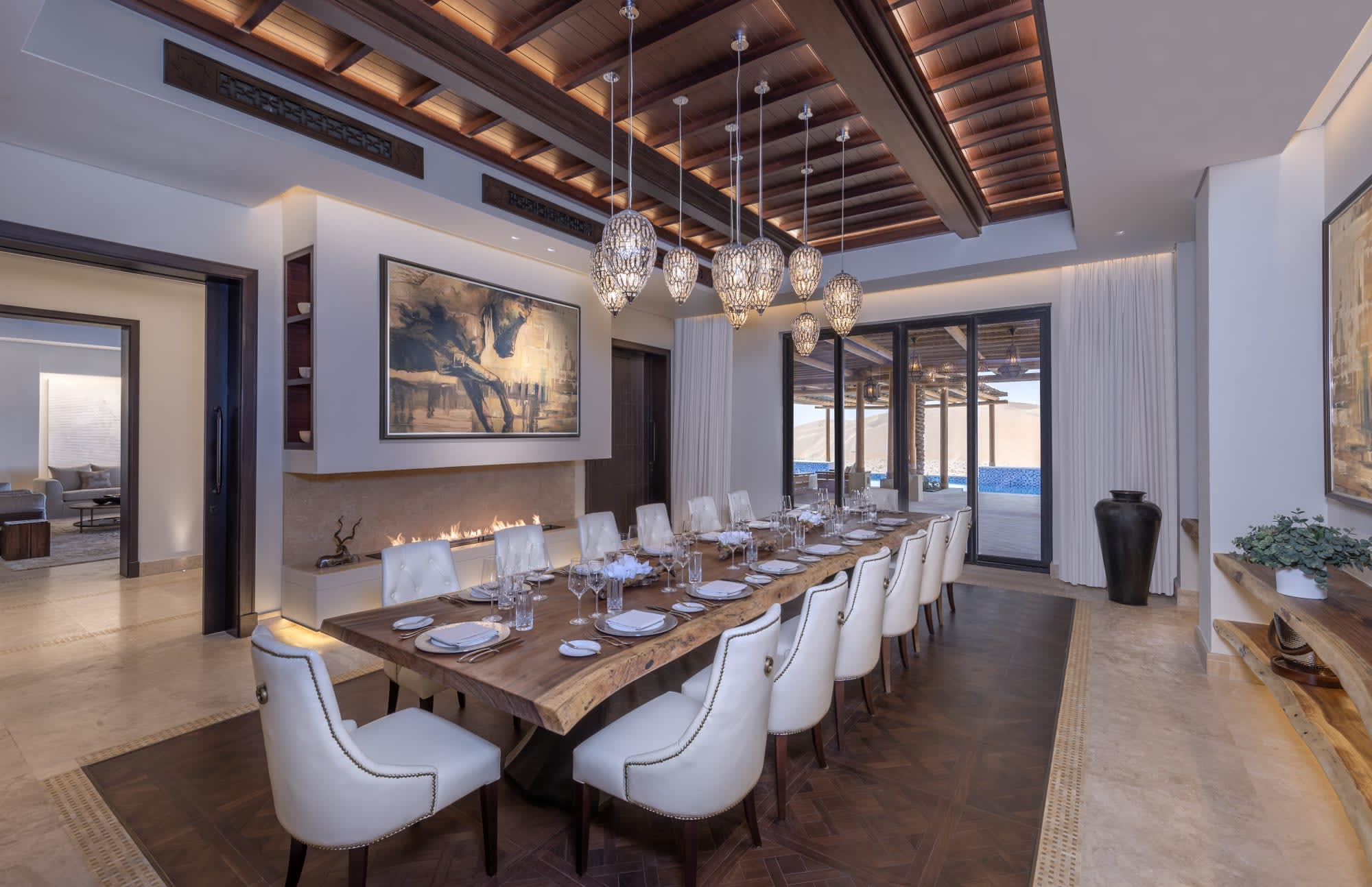 Anantara Qasr Al Sarab Desert Resort in Abu Dhabi: Anantara Qasr Al Sarab Desert Resort Dining Room