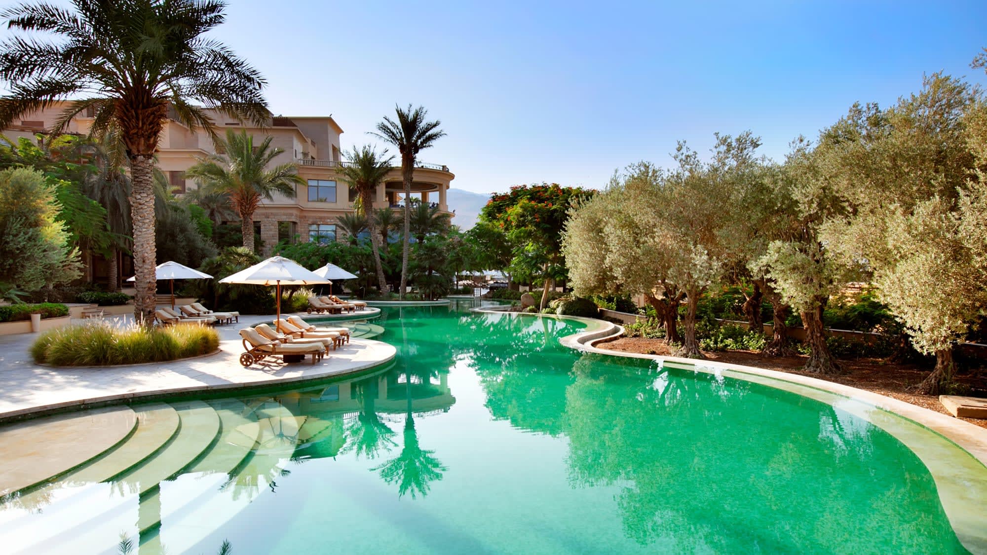 Kempinski Hotel Ishtar in Totes Meer: Jordanien Kempinski Hotel Ishtar Pool