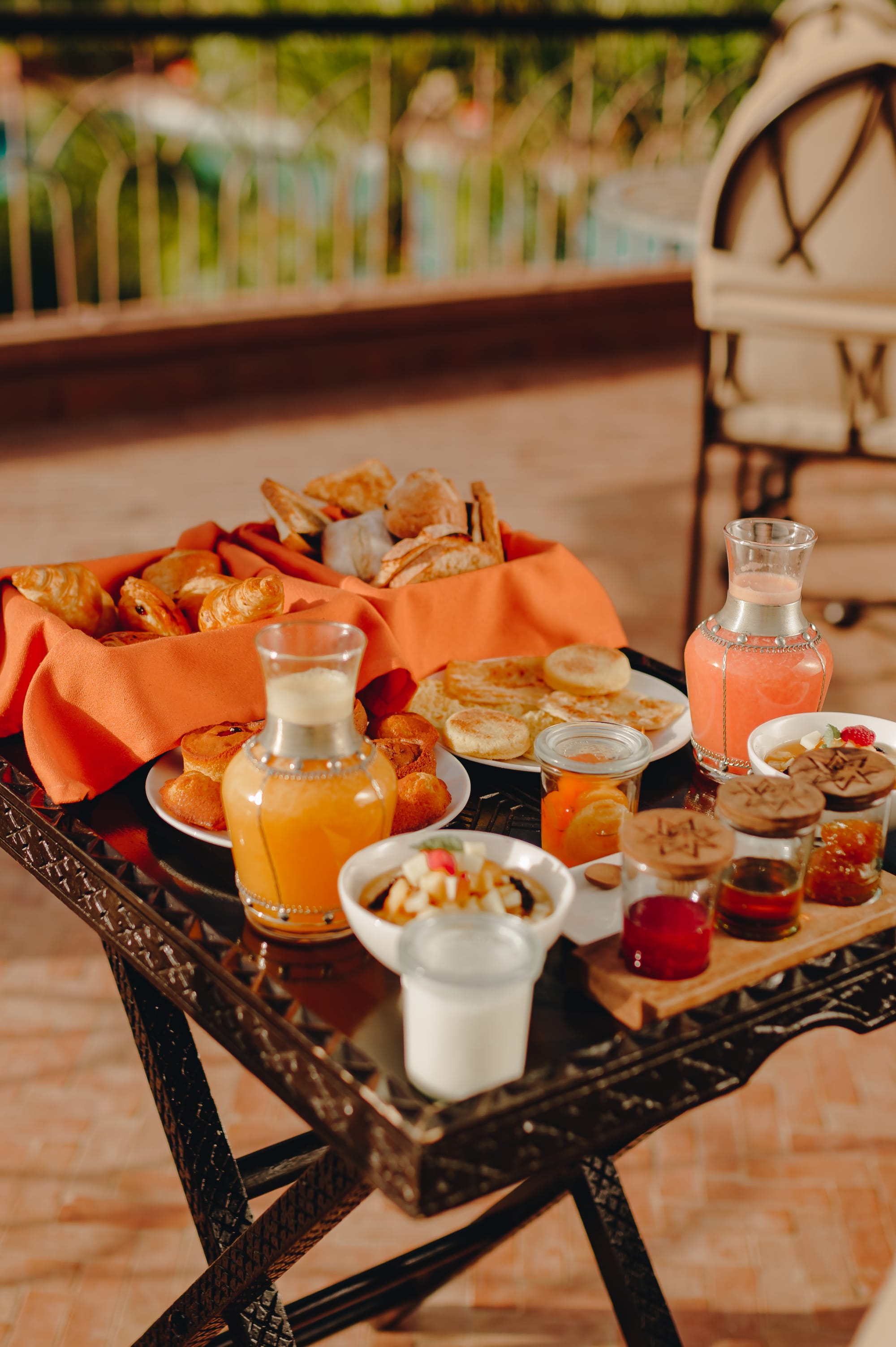Kasbah Tamadot in Atlasgebirge: Kasbah Tamadot - Frühstück