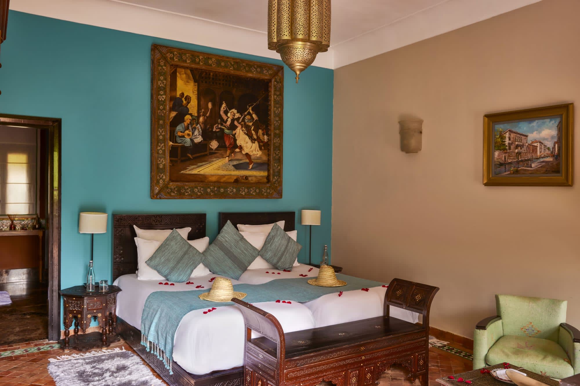 Kasbah Tamadot in Atlasgebirge: Kasbah Tamadot - Deluxe Zimmer