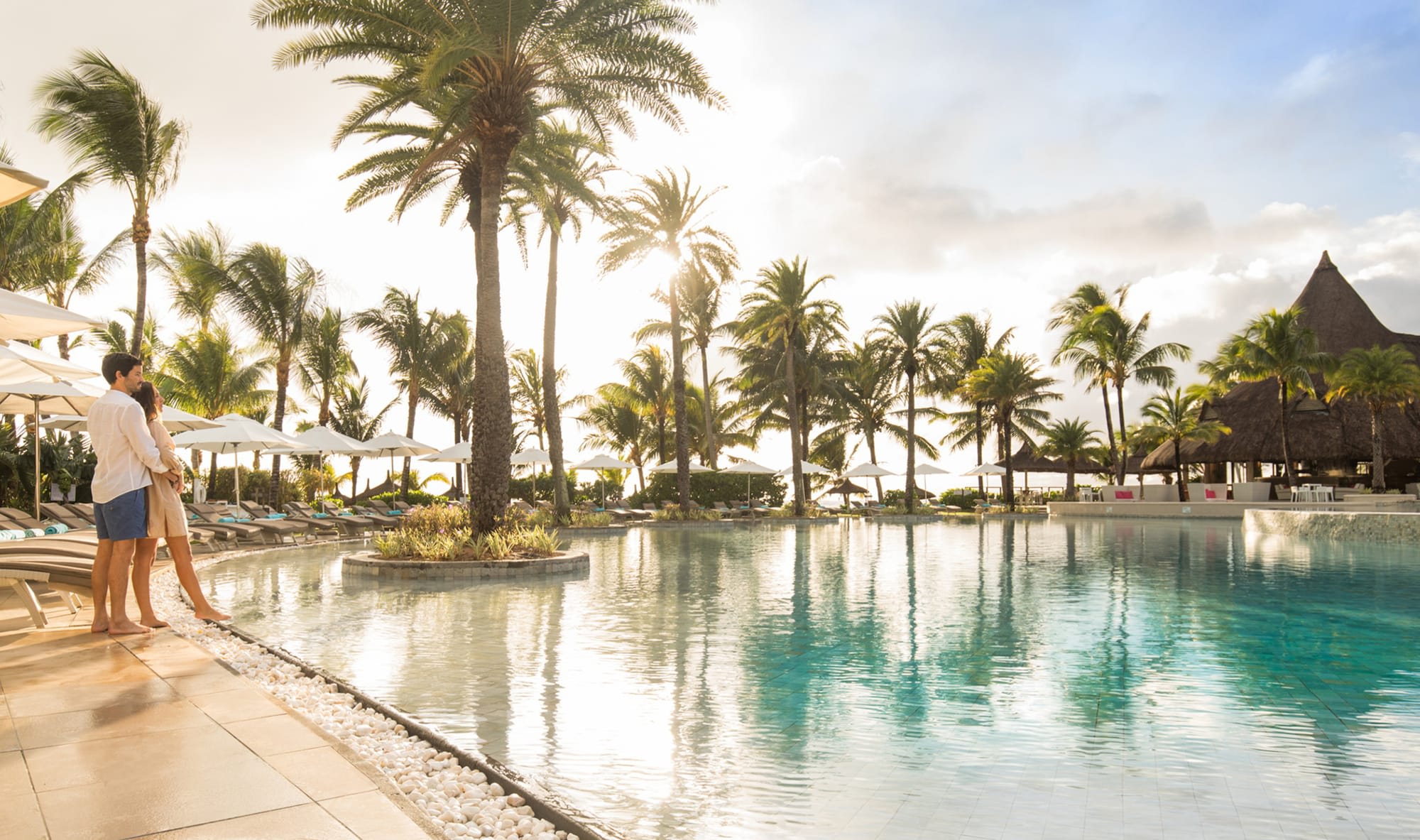 LUX* Belle Mare in Osten: Mauritius LUX Belle Mare Pool