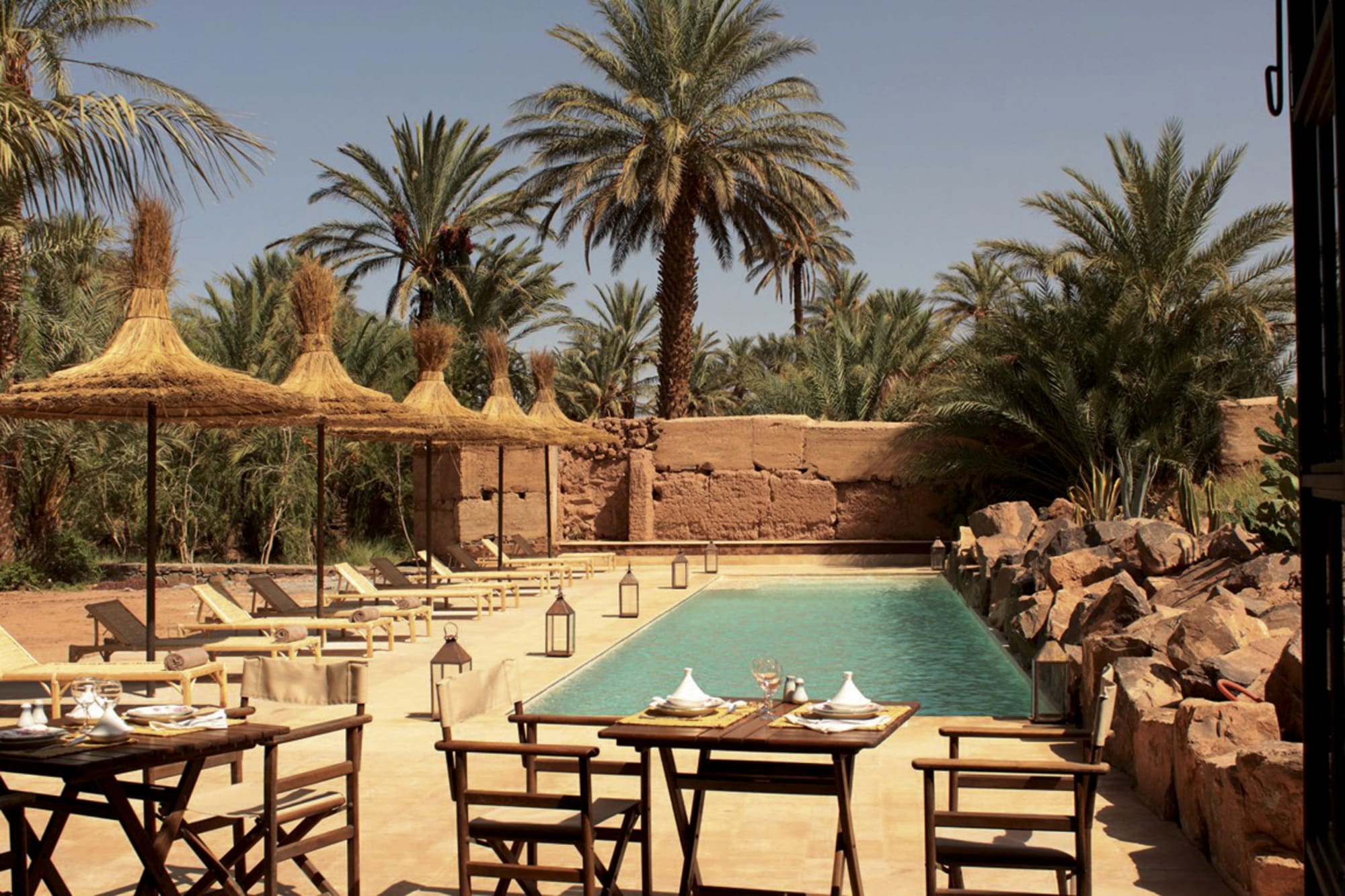 Azalai Desert Lodge in Sahara Wüste | Drâa-Tal: Marokko Azalai Desert Lodge Pool