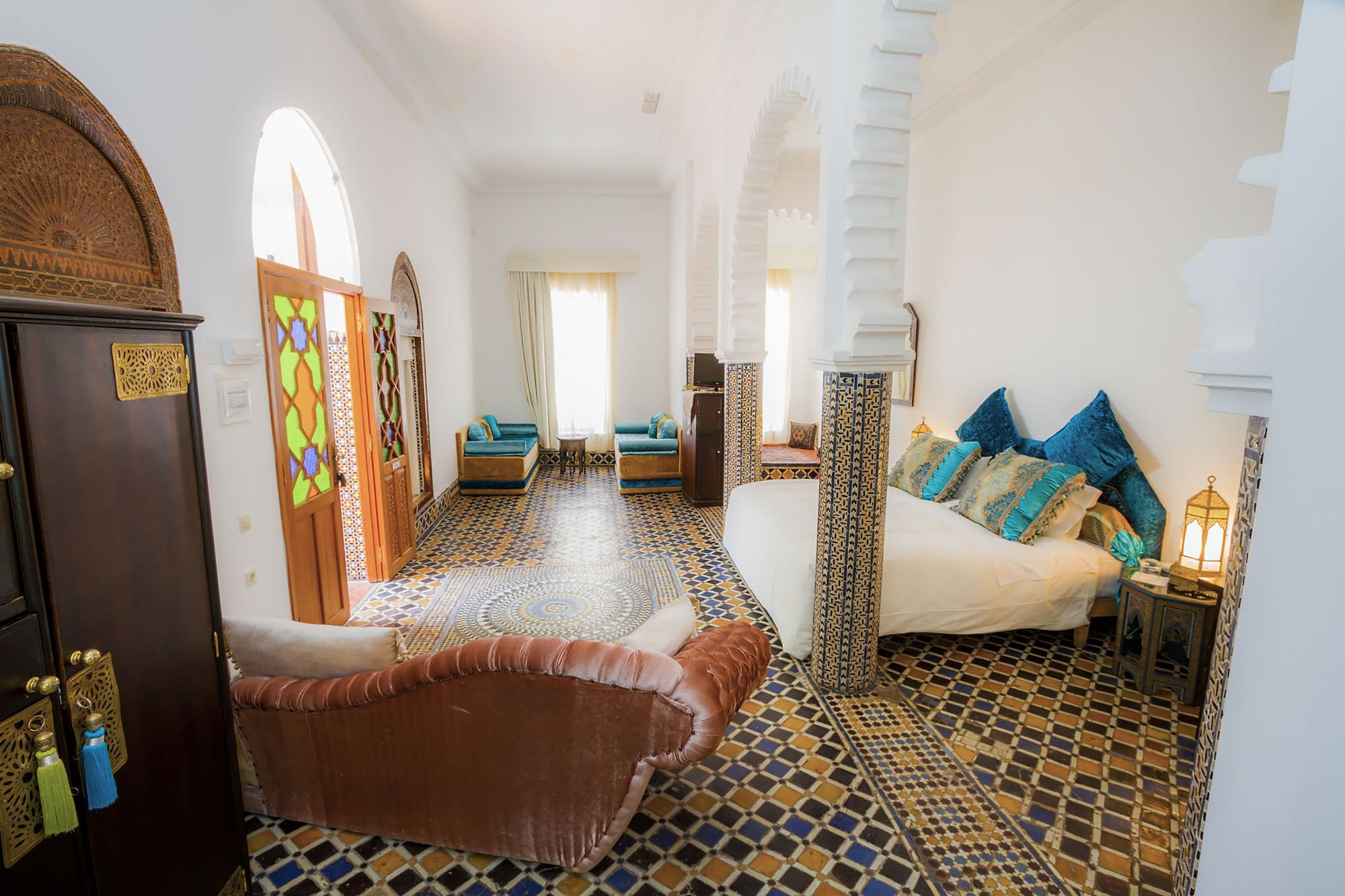 Riad Blanco in Tanger: Marokko Riad Blanco Wohnbeispiel