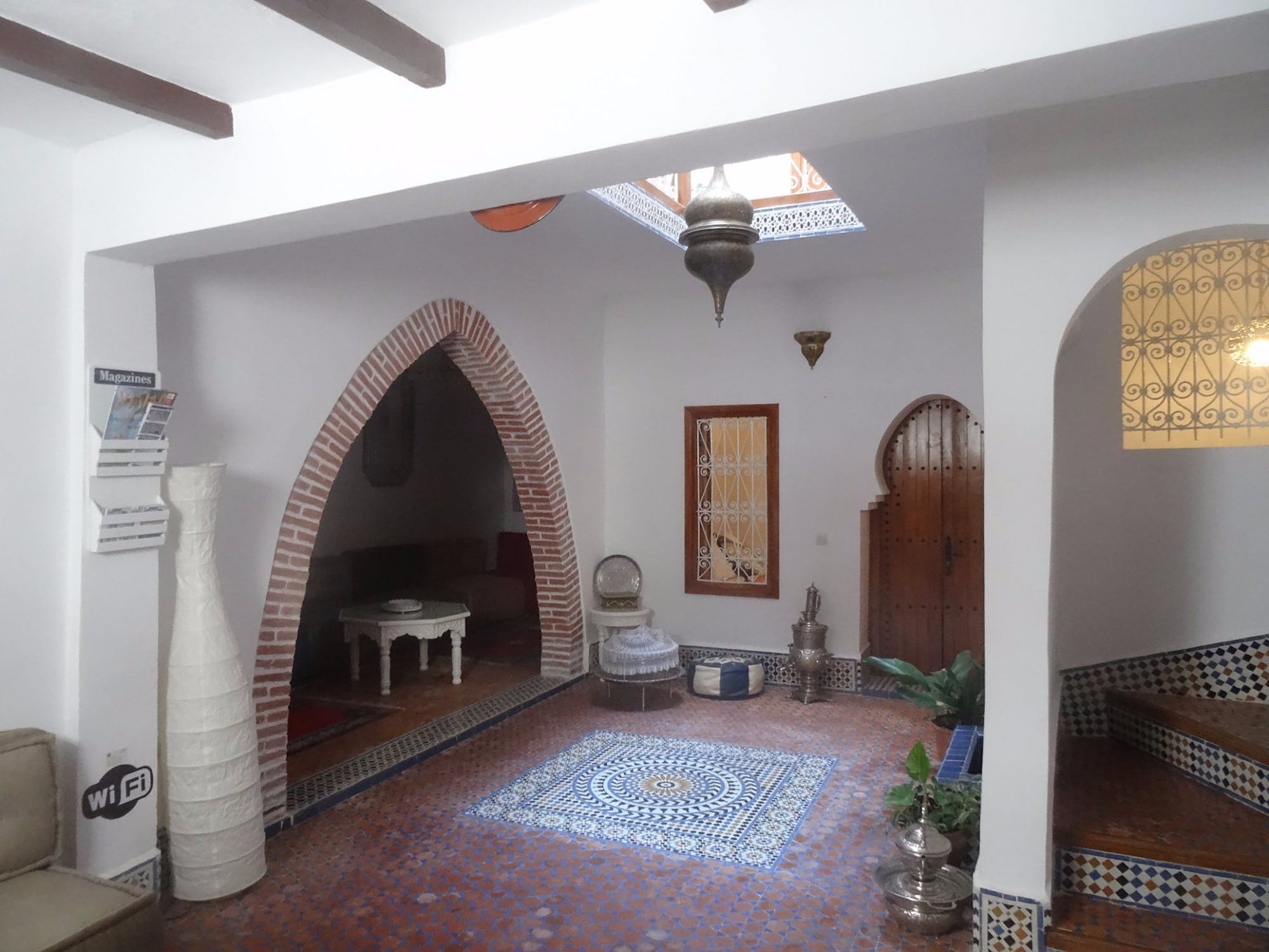 Riad Blanco in Tanger: Marokko Riad Blanco Wohnbeispiel