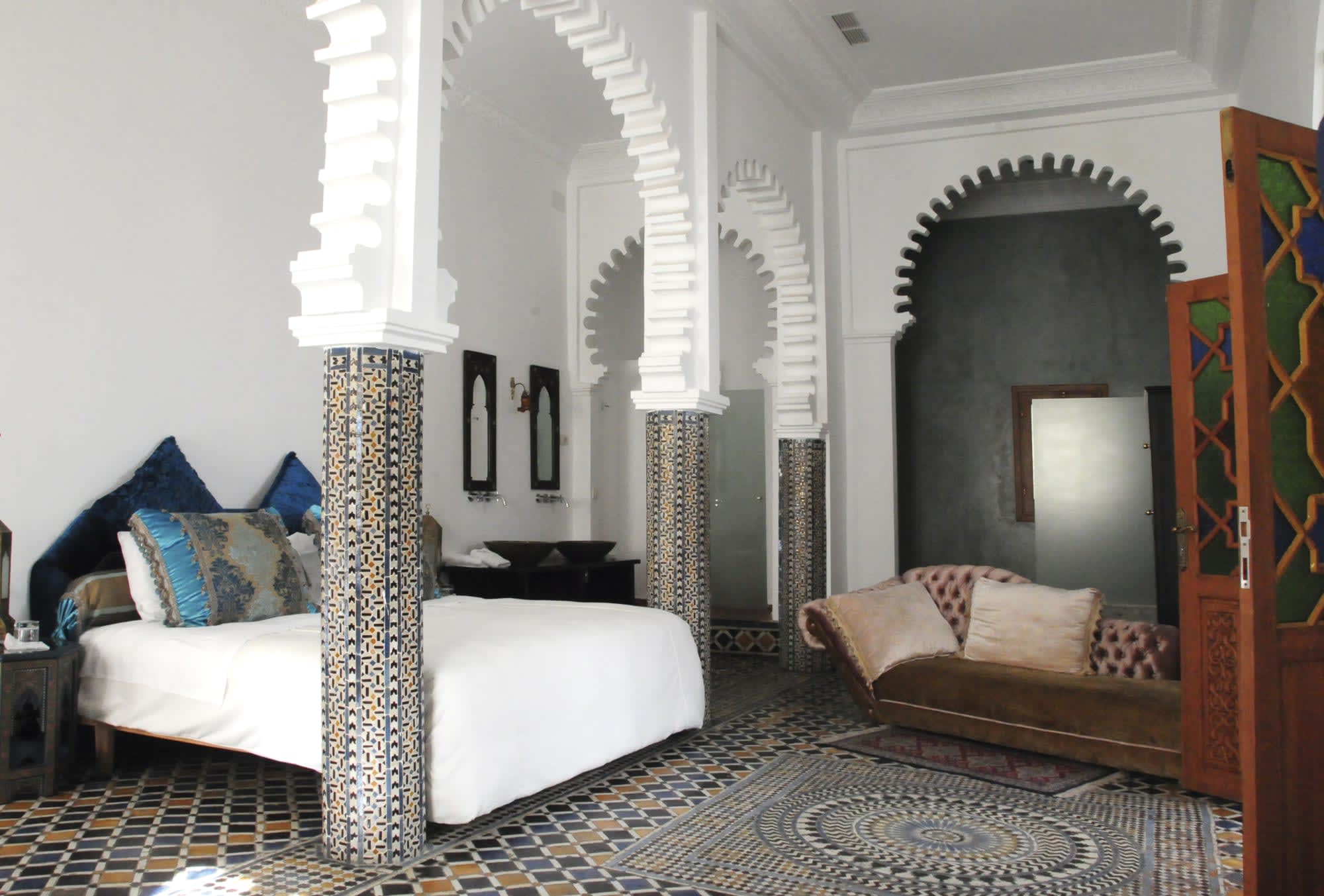 Riad Blanco in Tanger: Marokko Riad Blanco Wohnbeispiel