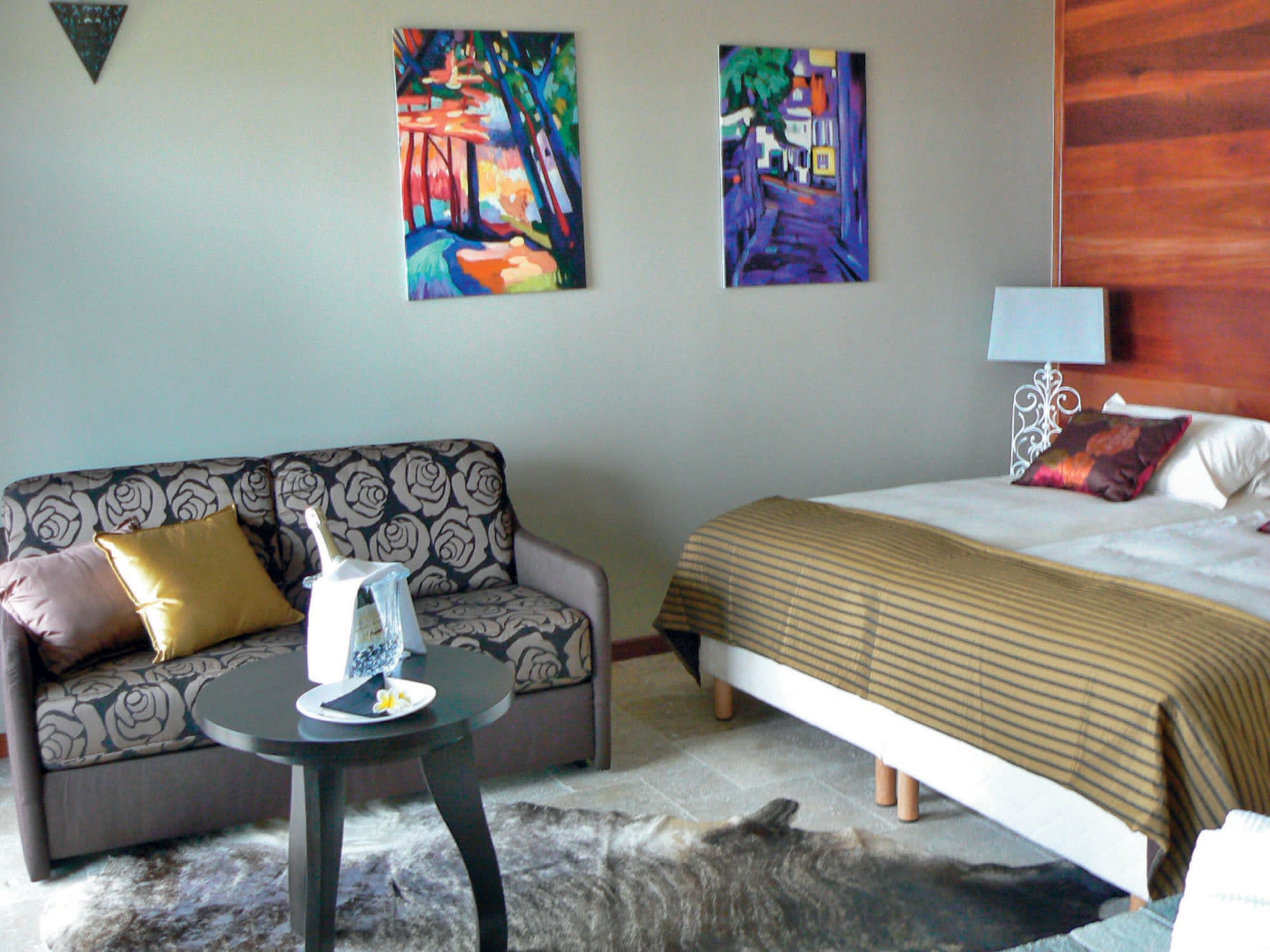 Diana Dea Lodge in Zentral La Réunion: Reunion Diana Dea Lodge Wohnbeispiel