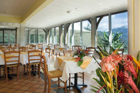 Les Jardins d'Heva in Hellbourg | Salazie:  Reunion Jardin d Heva Restaurant