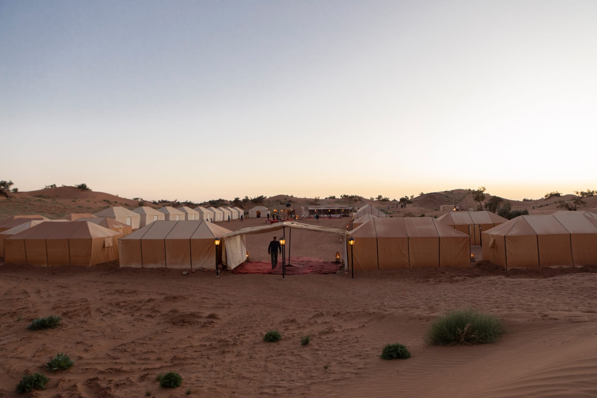 Touaregs Sahara Erg Lihoudi Standard Camp in Sahara Wüste | Drâa-Tal: Marokko Sahara Erg Lihoudi Camp