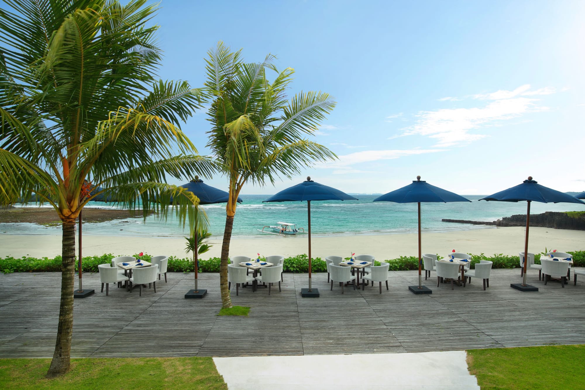 Candi Beach Resort & Spa in Ost-Bali | Sidemen: Candi Beach Resort and Spa Biru Restaurant
