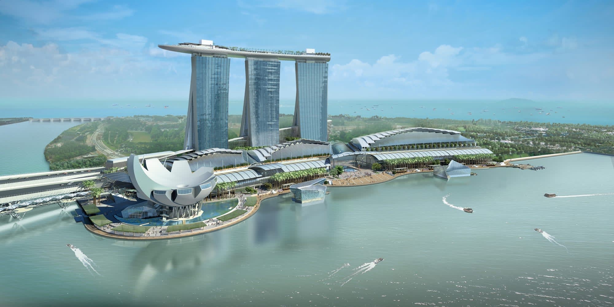 Marina Bay Sands in Singapur:  Singapur Marina Bay Sands
