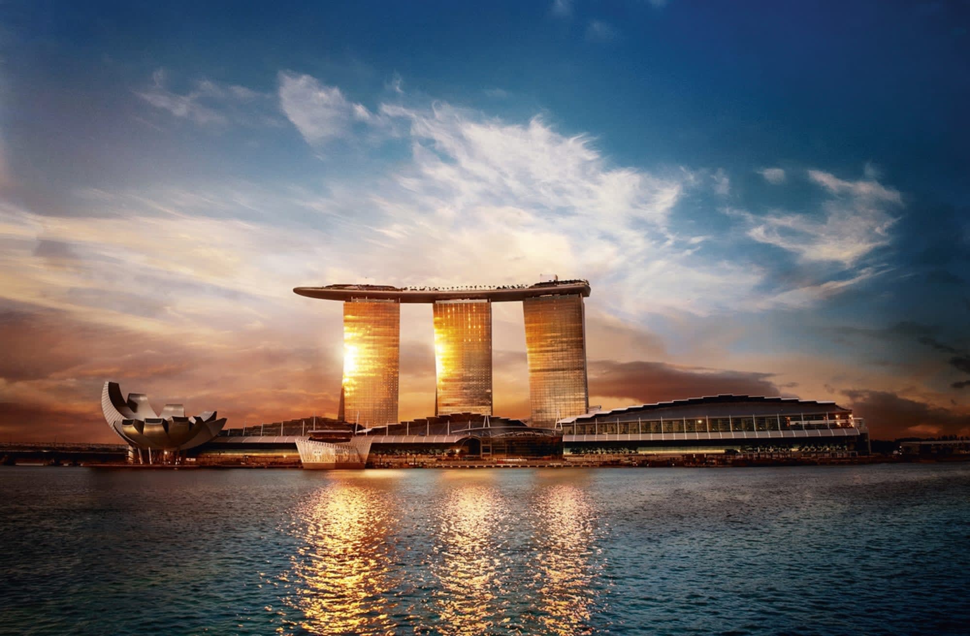 Marina Bay Sands in Singapur:  Singapur Marina Bay Sands