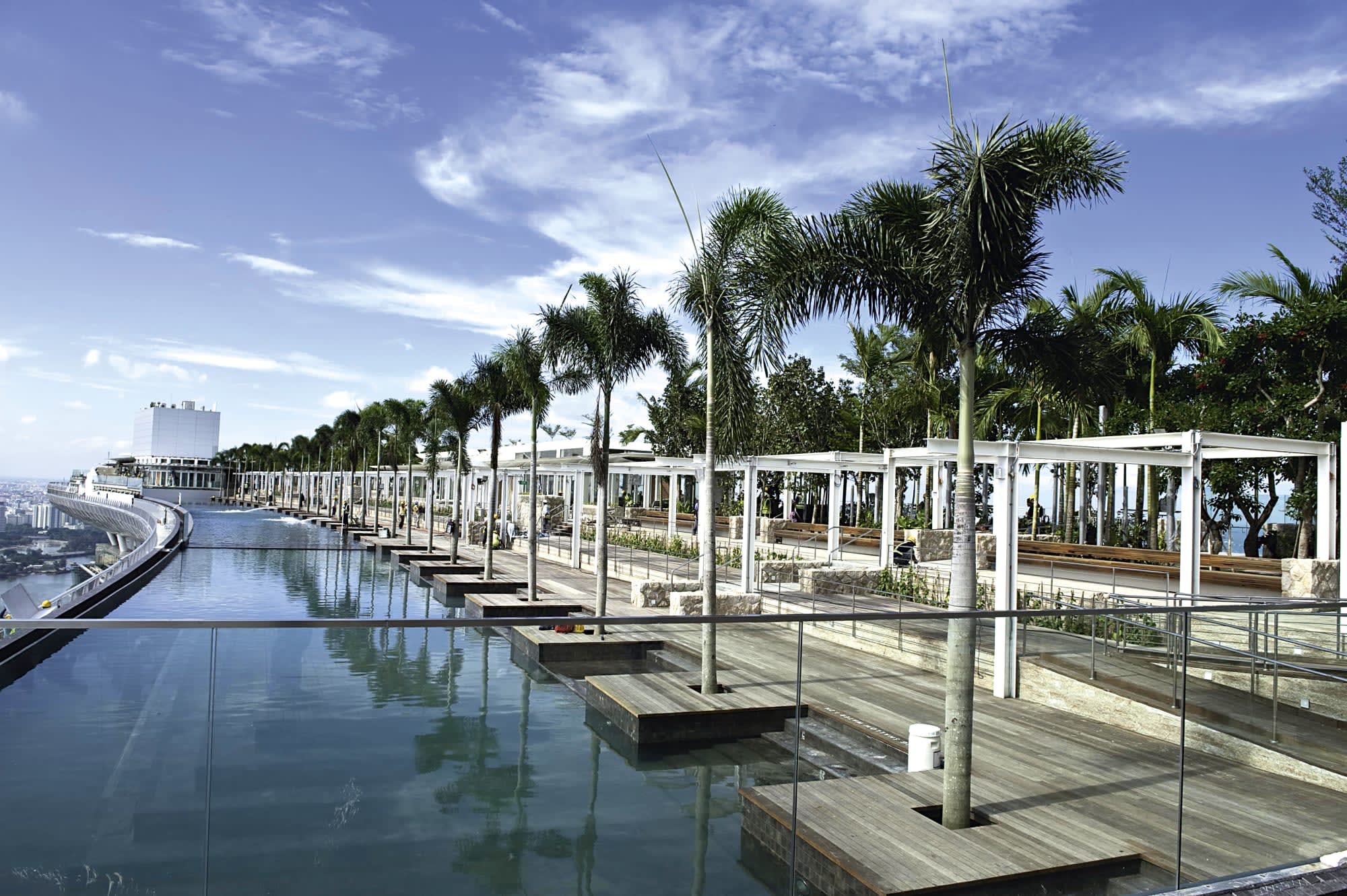 Marina Bay Sands in Singapur:  Singapur Marina Bay Sands Pool