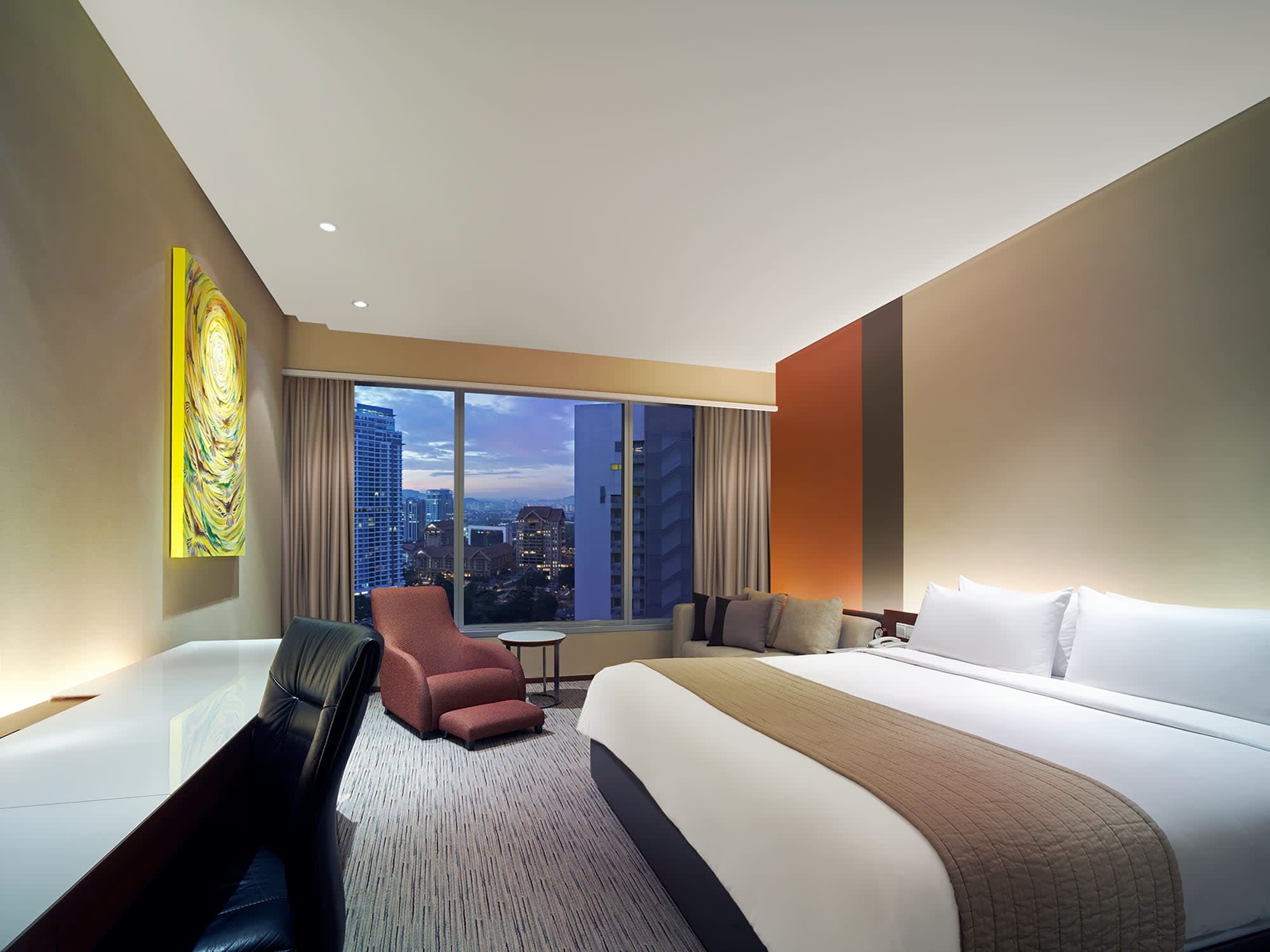 Traders Hotel Kuala Lumpur:  Traders Hotel Kuala Lumpur Deluxe Zimmer