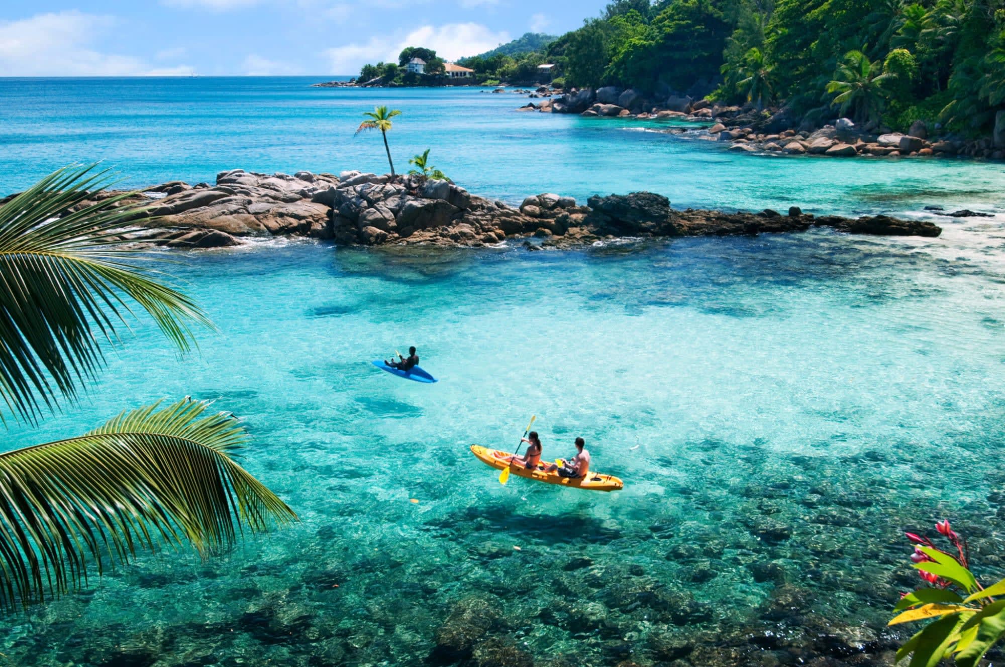 Hilton Seychelles Northolme Resort & Spa in Mahé:  Hilton Seychelles Northolme - Kajak