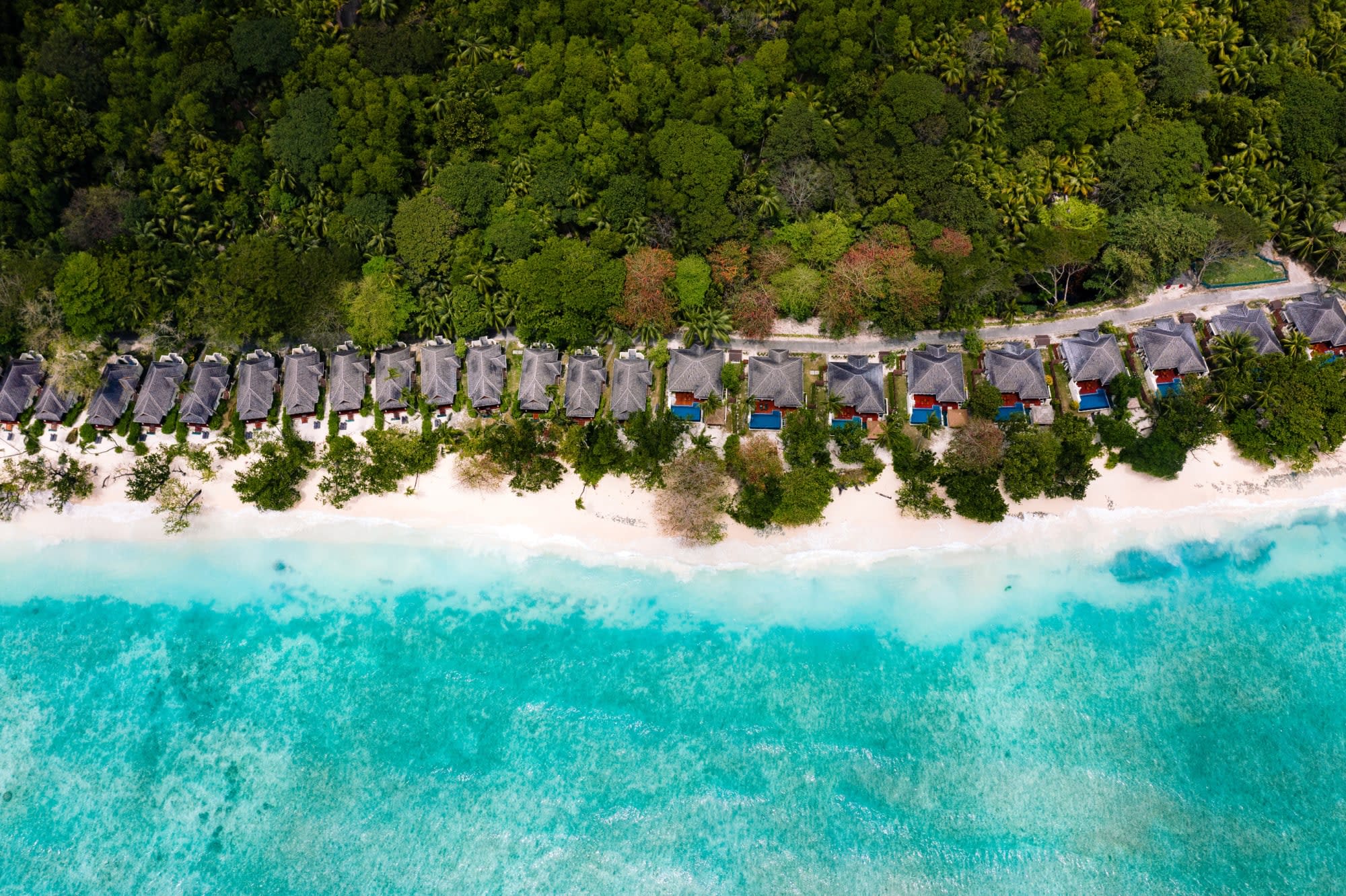 NIVA Labriz Seychelles in Outer Islands:  Hilton Seychelles Labriz - Strand