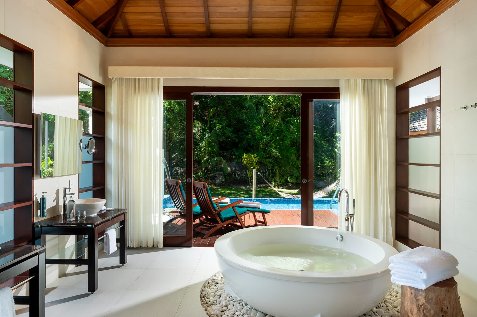NIVA Labriz Seychelles in Outer Islands:  NIVA Labriz Seychelles Jungle Sanctuary Pool Villa