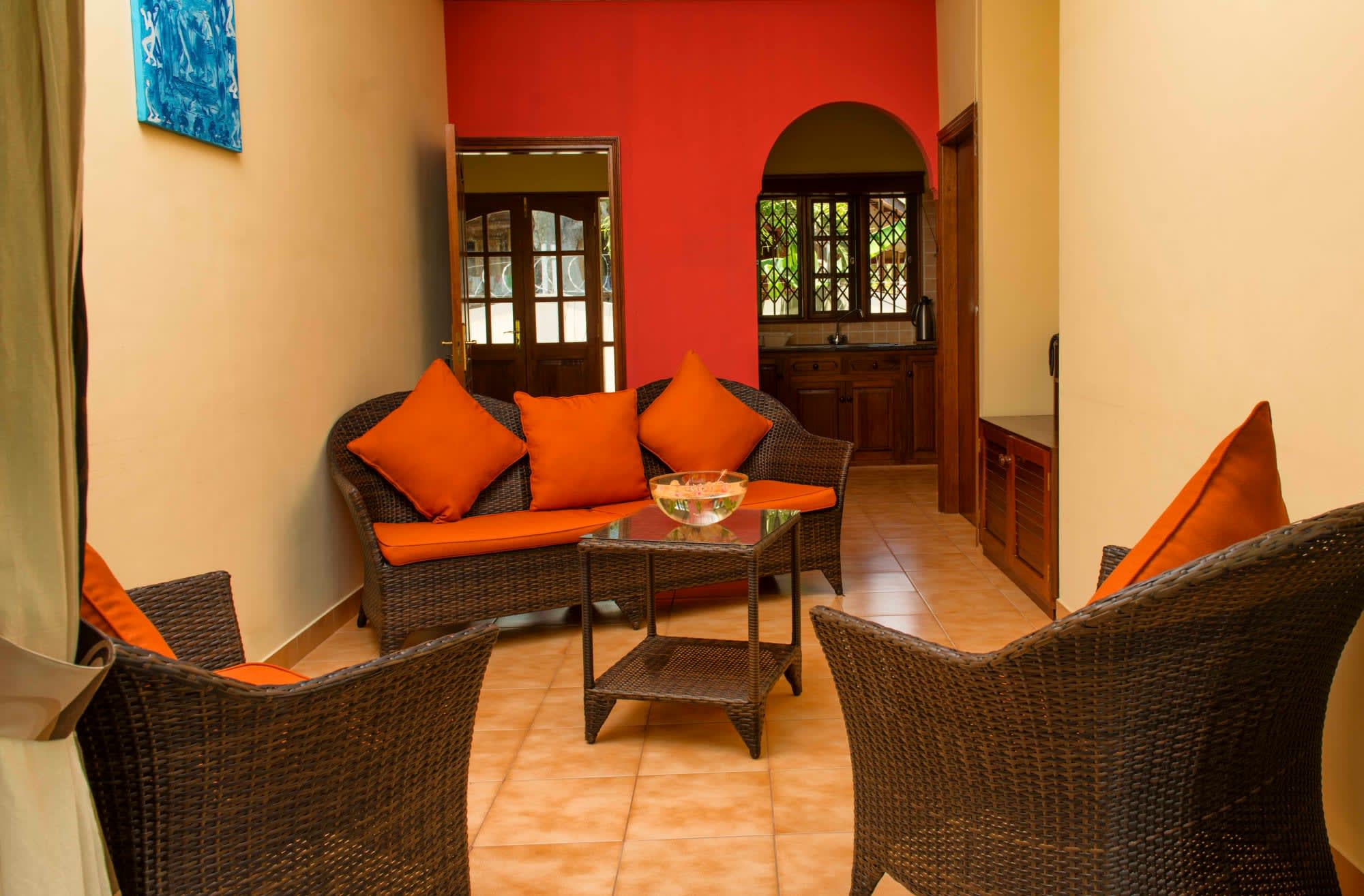 Cote d`Or Chalets in Praslin: Cote d Or Chalets - Wohnbeispiel