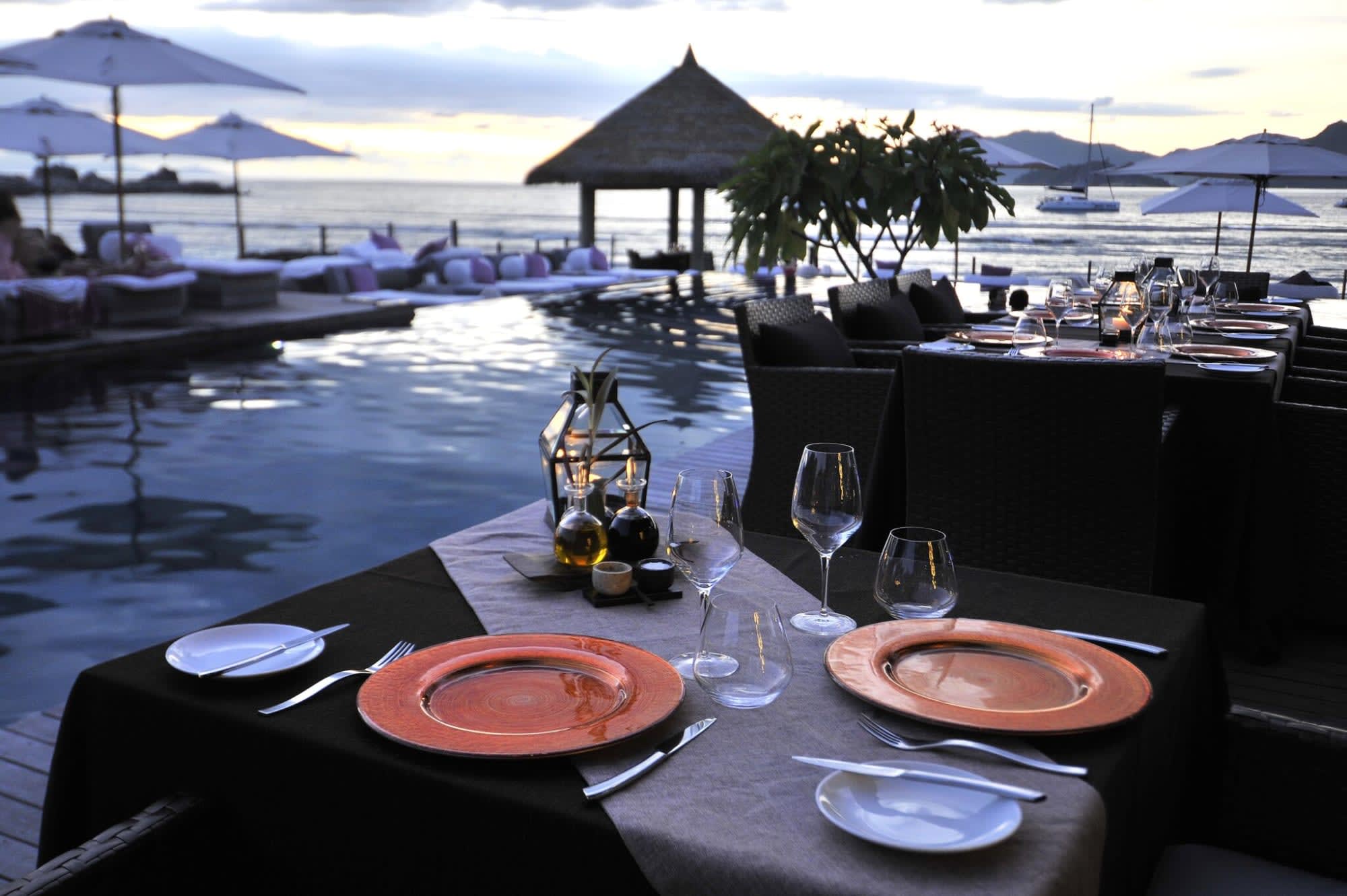 Le Domaine de L´Orangeraie in La Digue: Le Domaine de L Orangeraie Restaurant