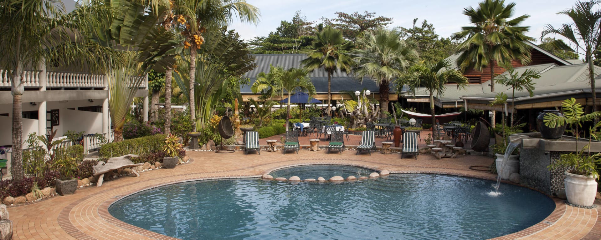 Chateau St. Cloud in La Digue:  Chateau St Cloud Pool