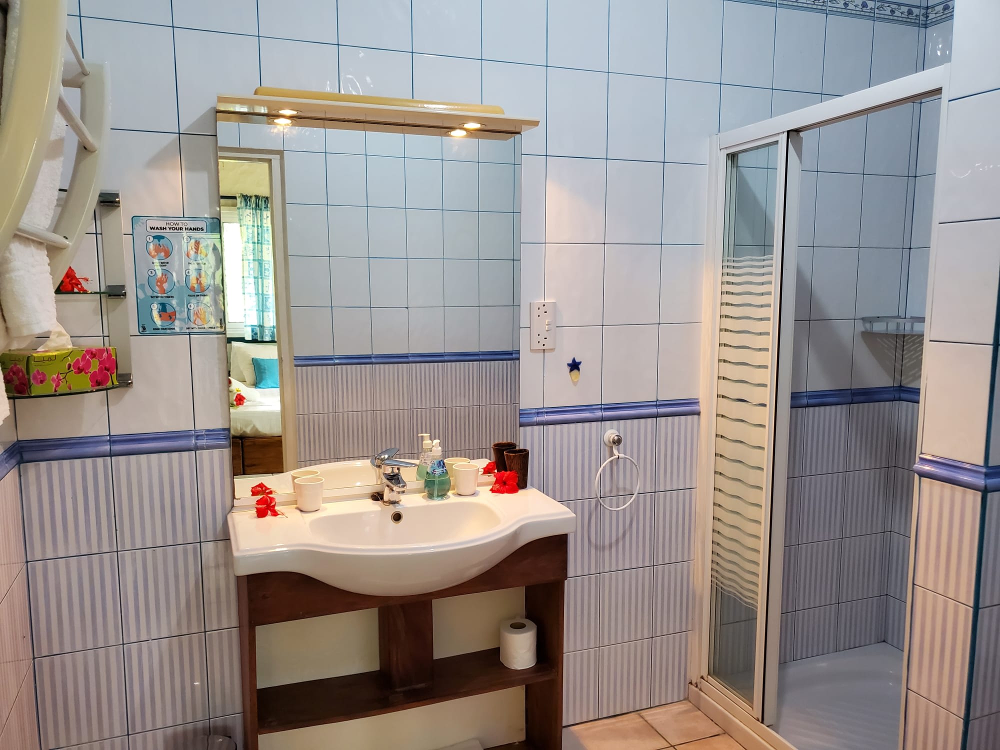 La Diguoise in La Digue: La Diguoise Banane - Badezimmer