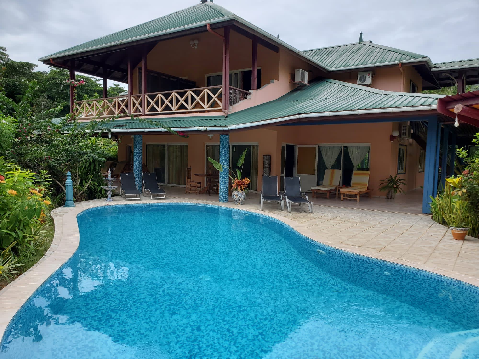 La Diguoise in La Digue: La Diguoise Banane - Blick vom Superior Zimmer