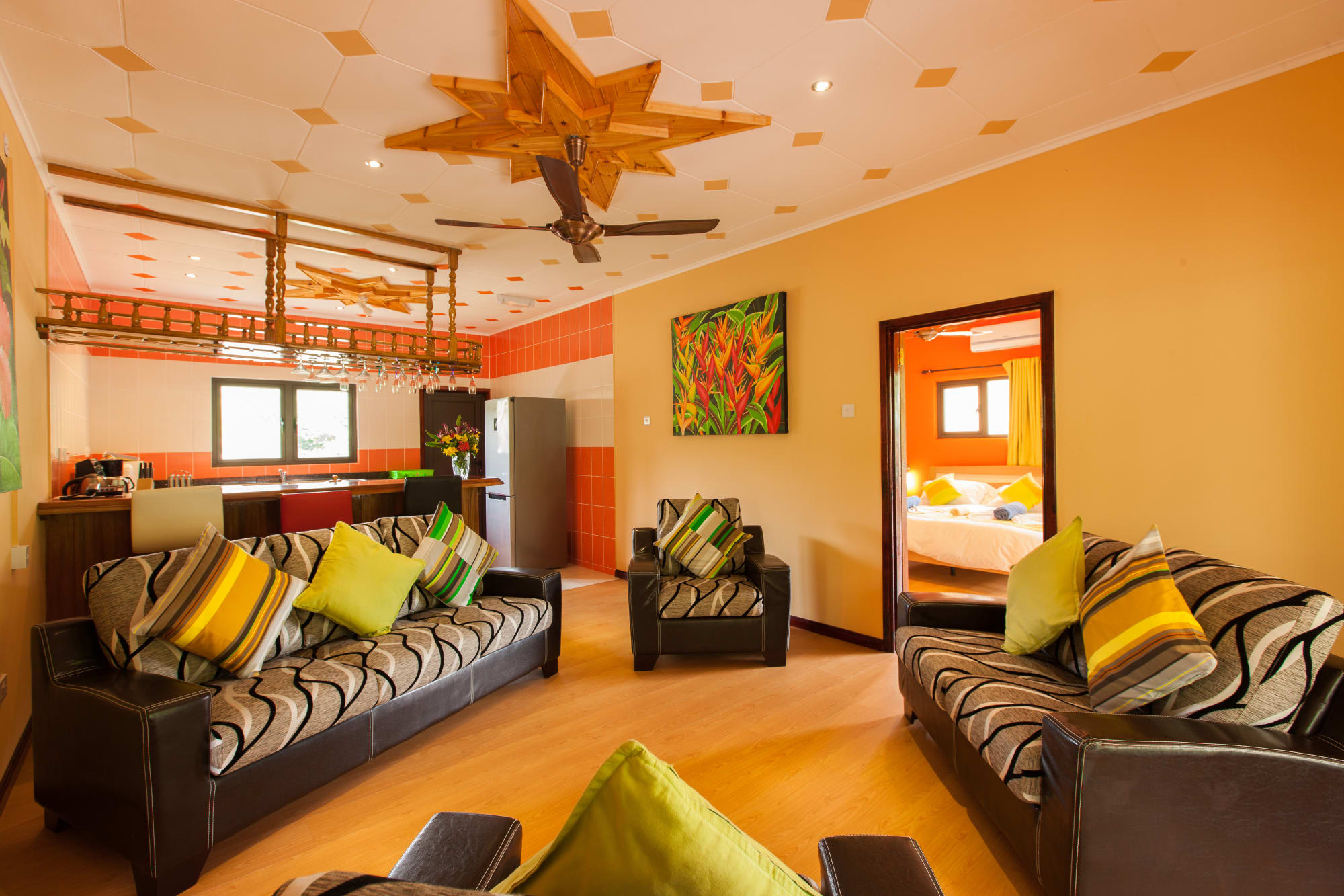 Casa de Leela in La Digue: Seychellen Casa de Leela Wohnbeispiel