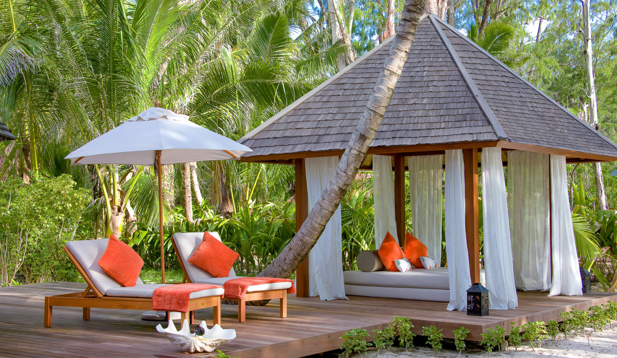 Denis Private Island in Outer Islands: Denis Private Island - Spa Cottage Gazebo